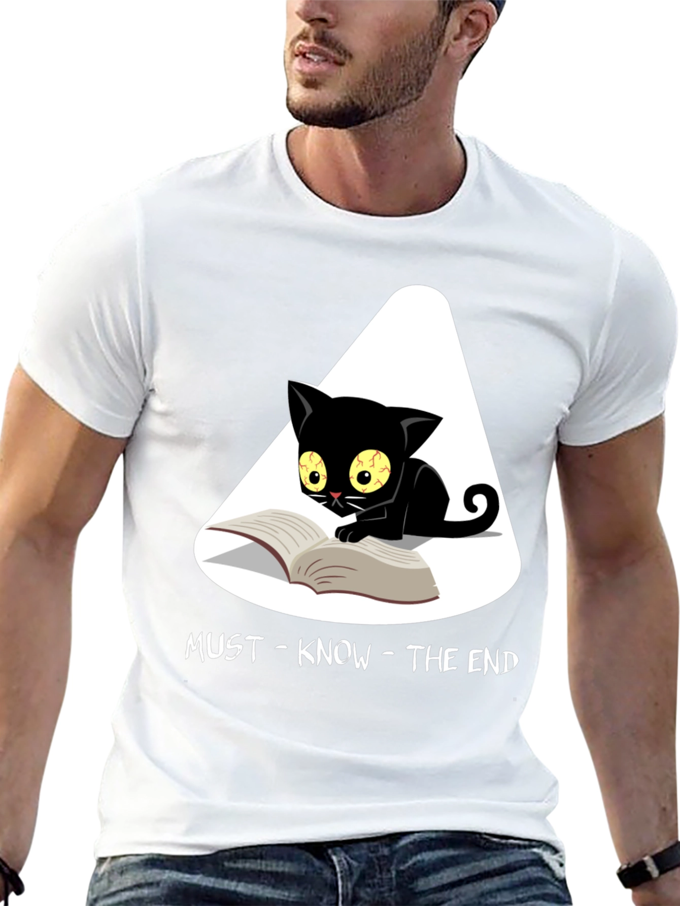 Must Know The End Cat Graphic Tee