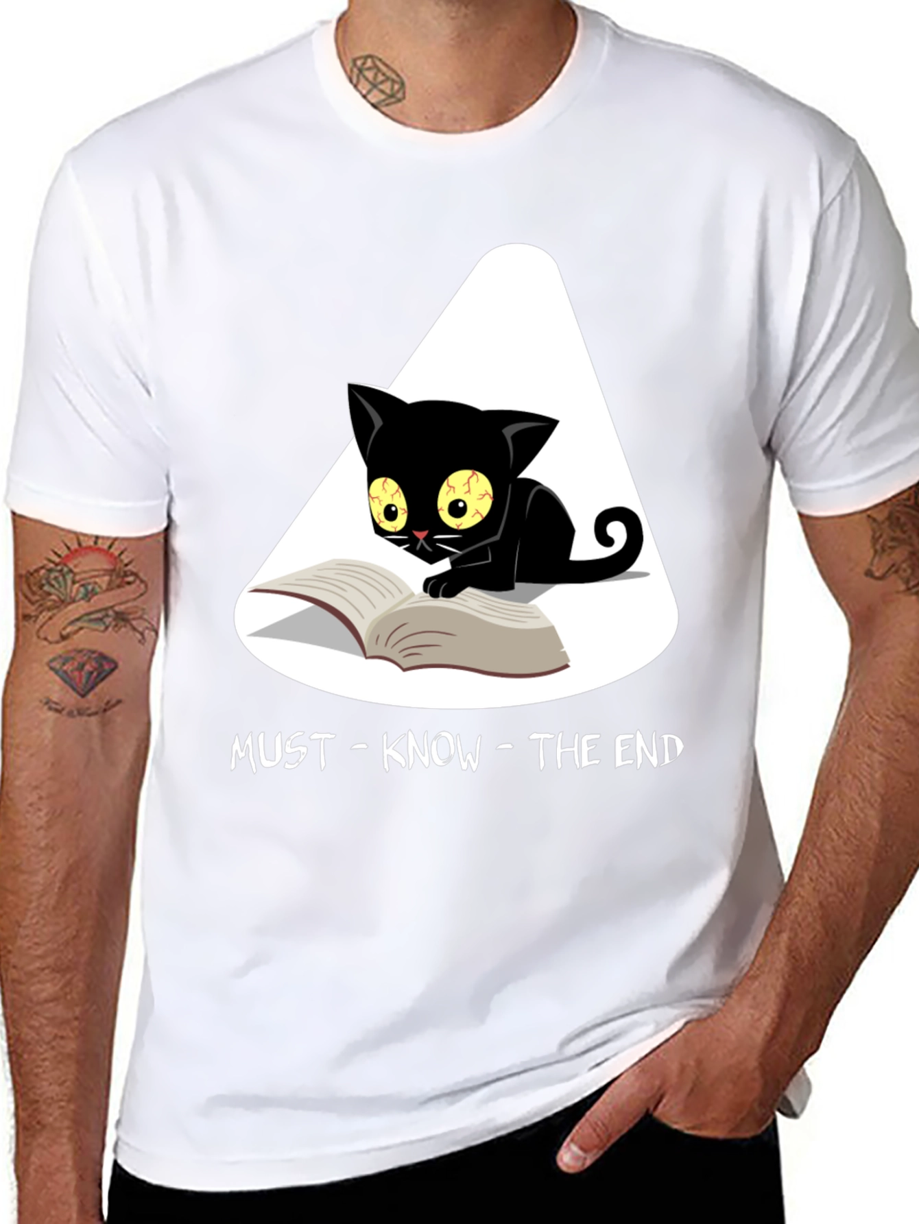 Must Know The End Cat Graphic Tee