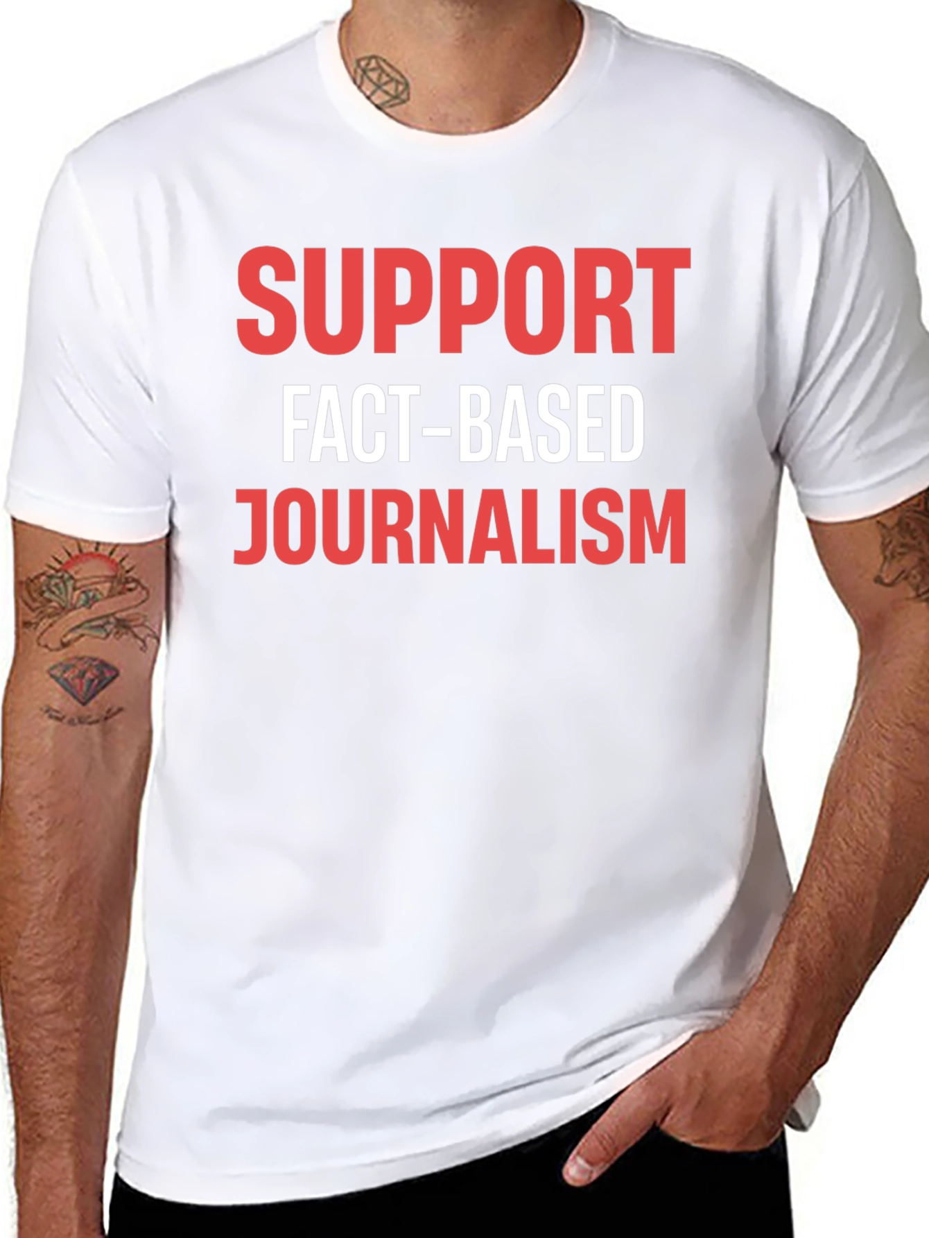 Support Fact-Based Journalism T-Shirt