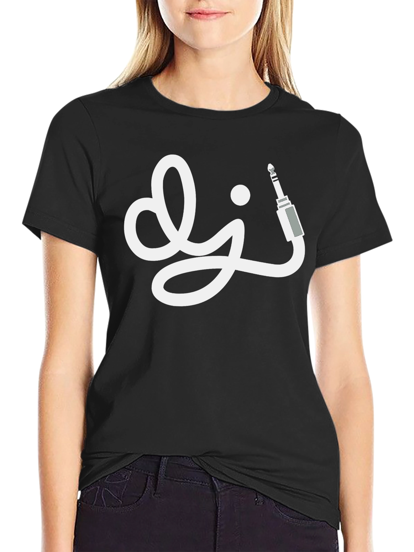 DJ Audio Jack Black T-Shirt