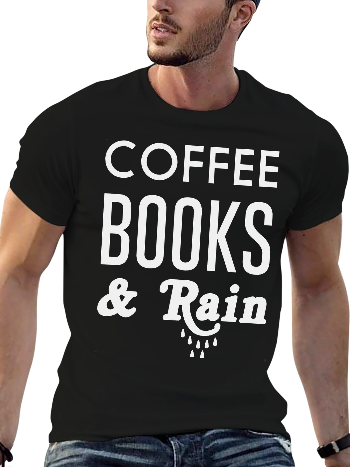 Coffee Books & Rain T-Shirt
