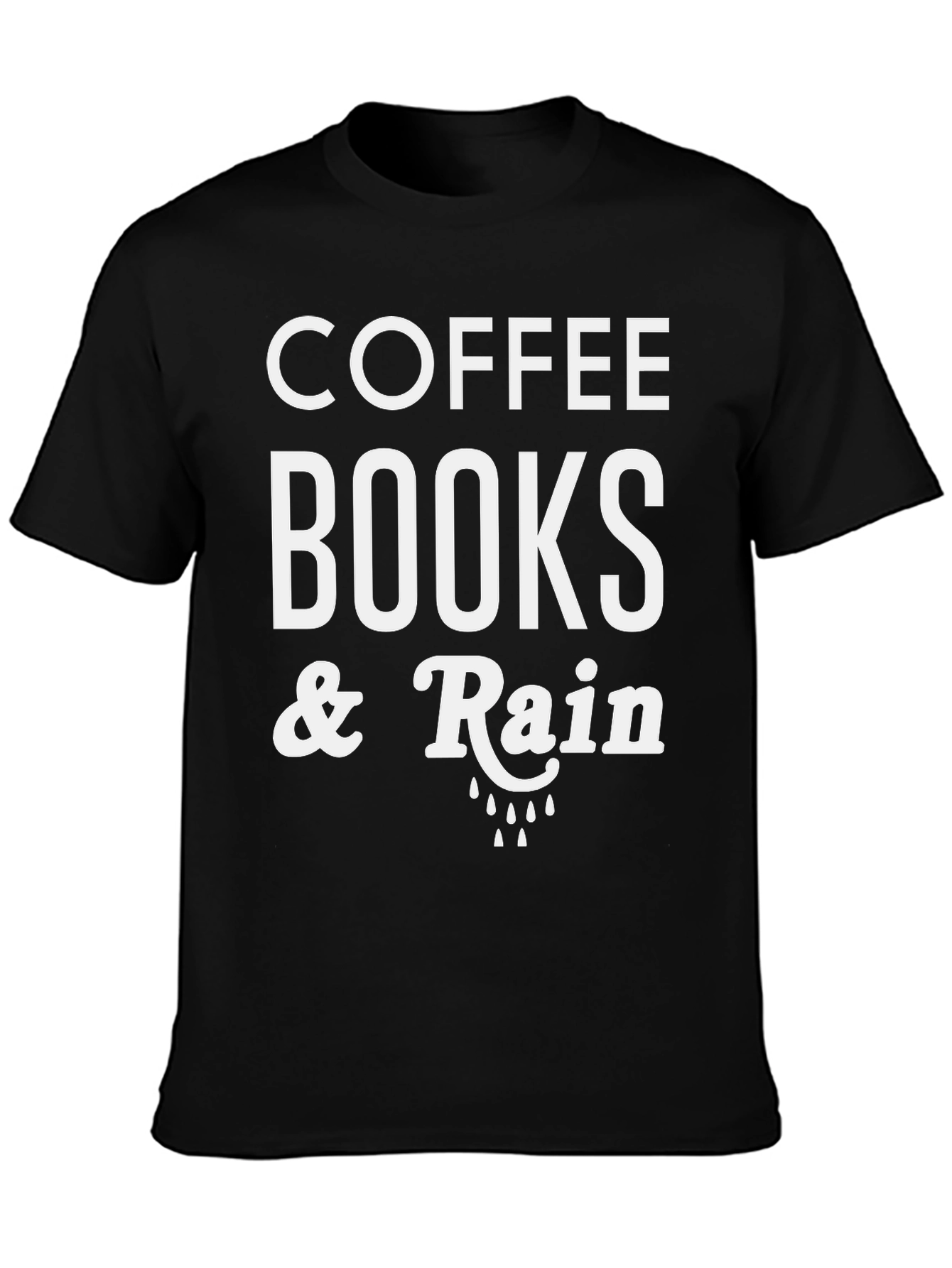 Coffee Books & Rain T-Shirt
