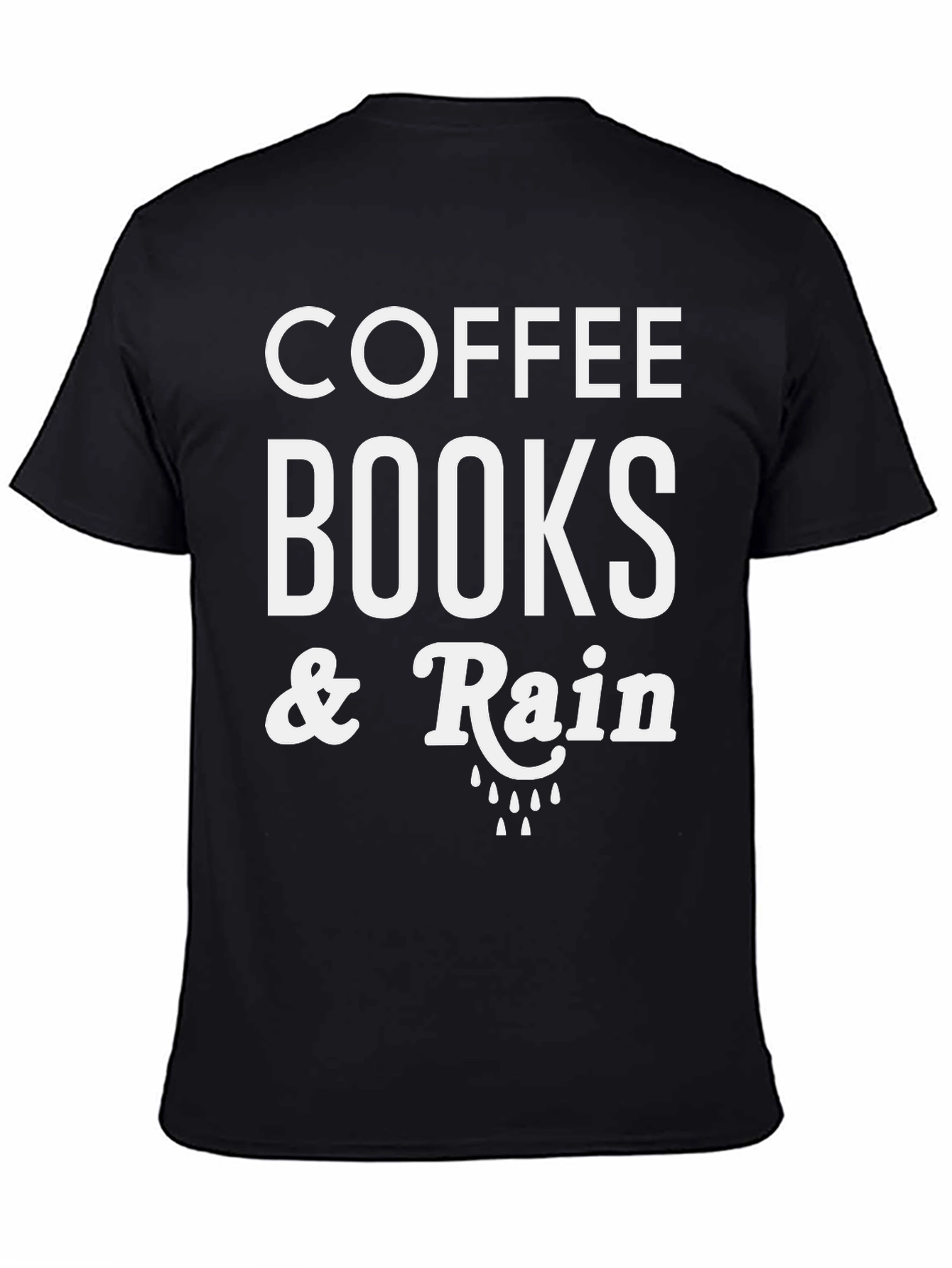 Coffee Books & Rain T-Shirt