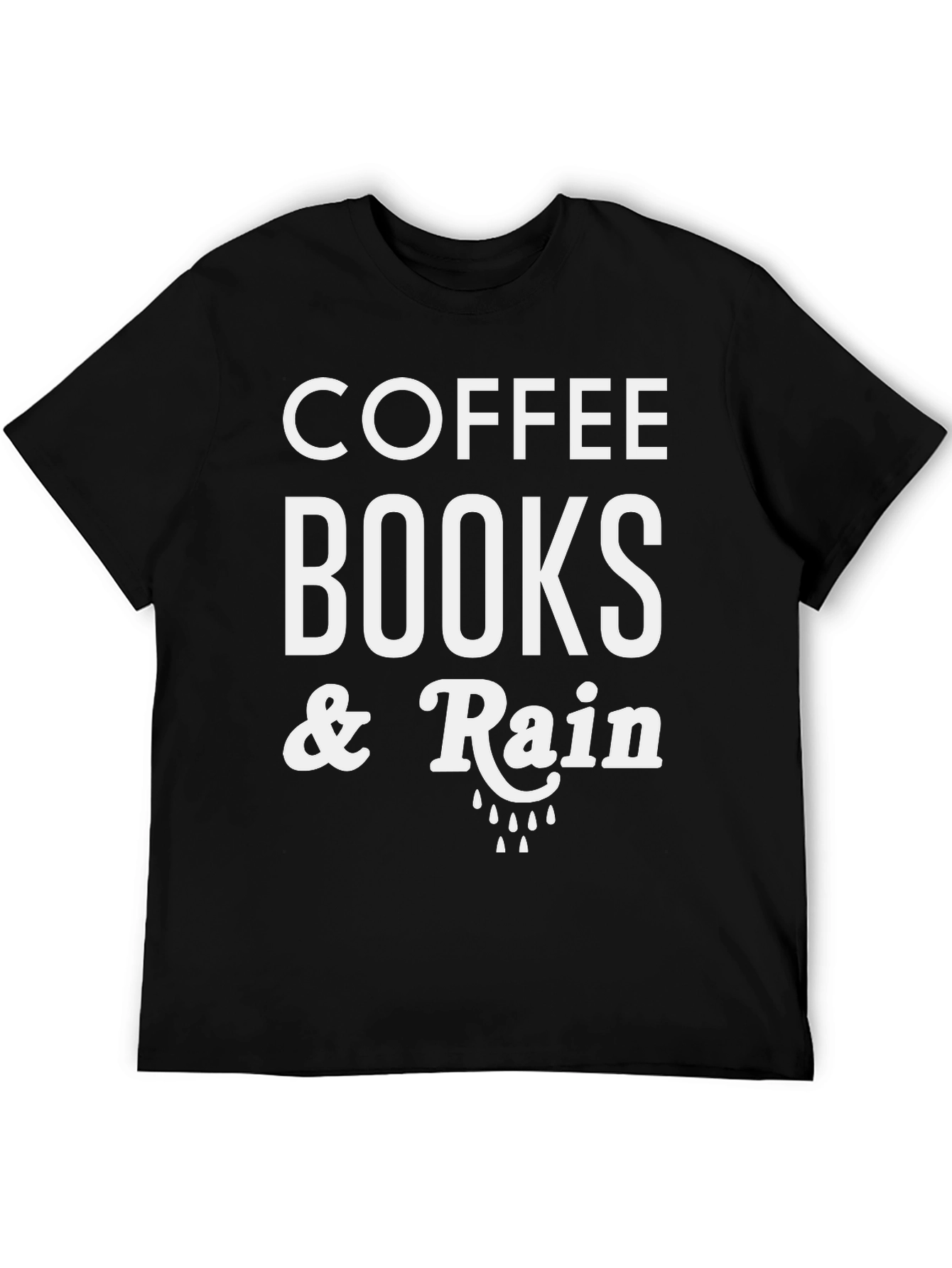 Coffee Books & Rain T-Shirt