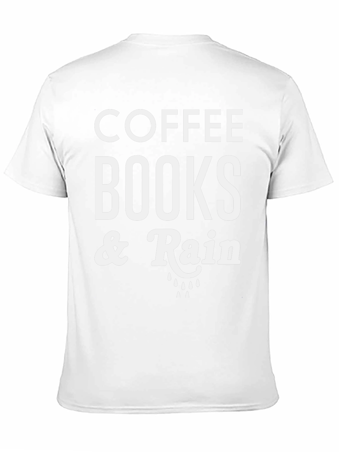 Coffee Books & Rain T-Shirt