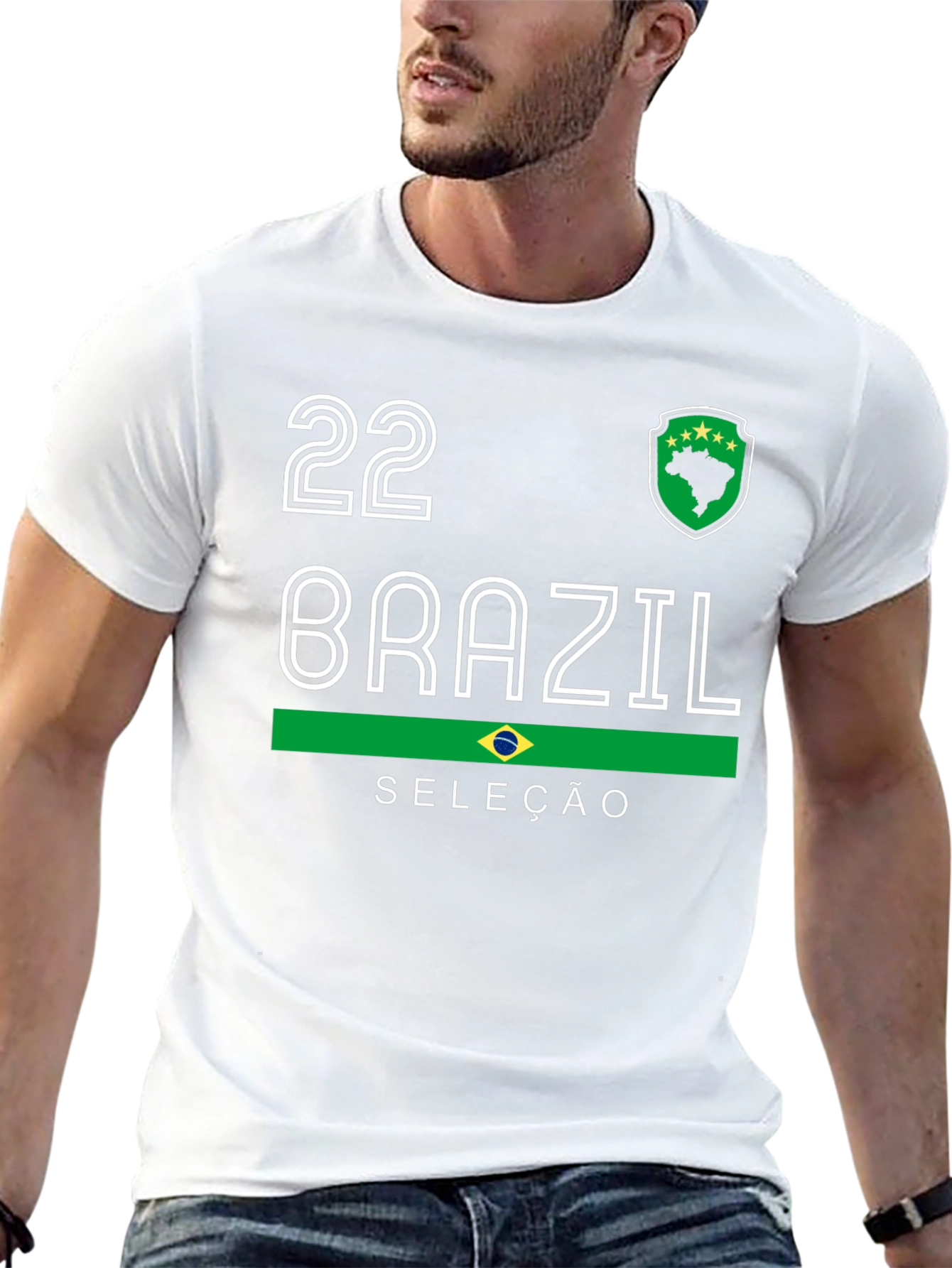 Brazil Soccer T-Shirt - Seleção Football Jersey