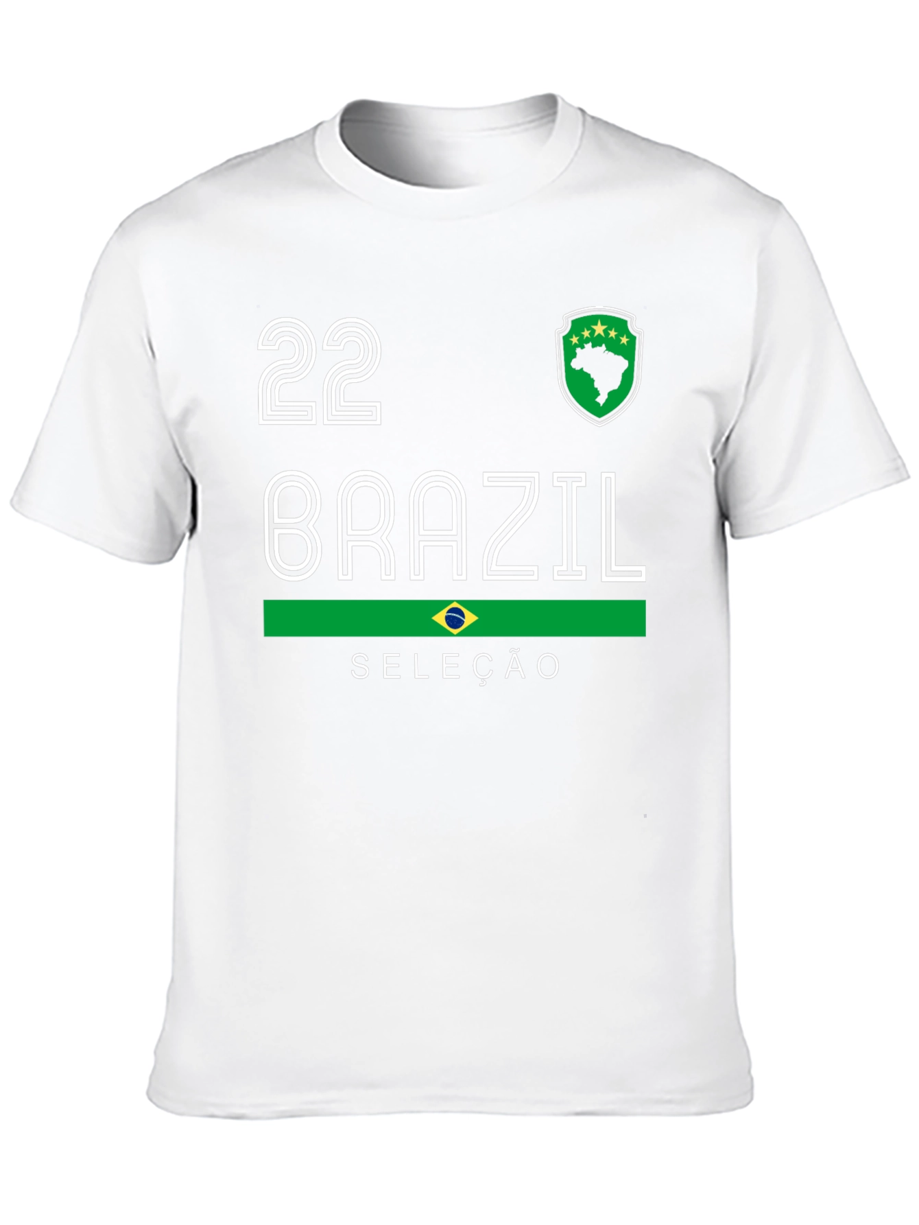 Brazil Soccer T-Shirt - Seleção Football Jersey
