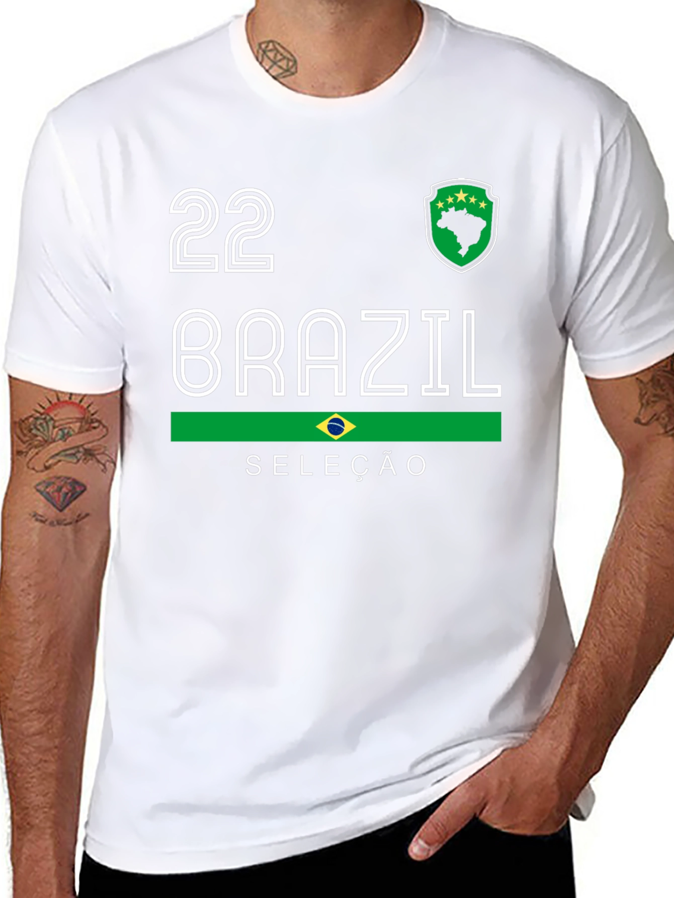 Brazil Soccer T-Shirt - Seleção Football Jersey