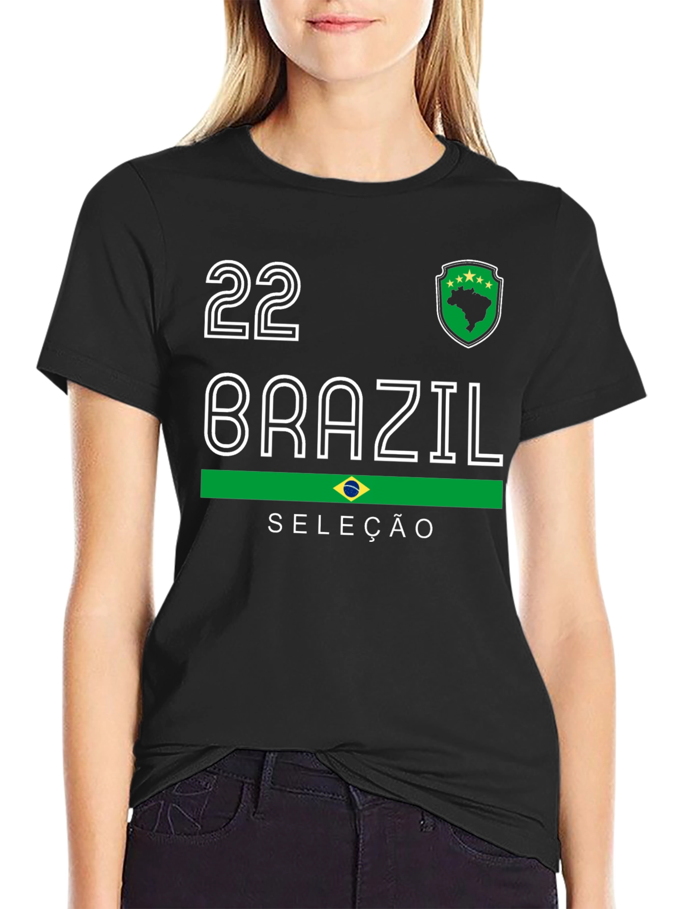 Brazil Soccer T-Shirt - Seleção Football Jersey