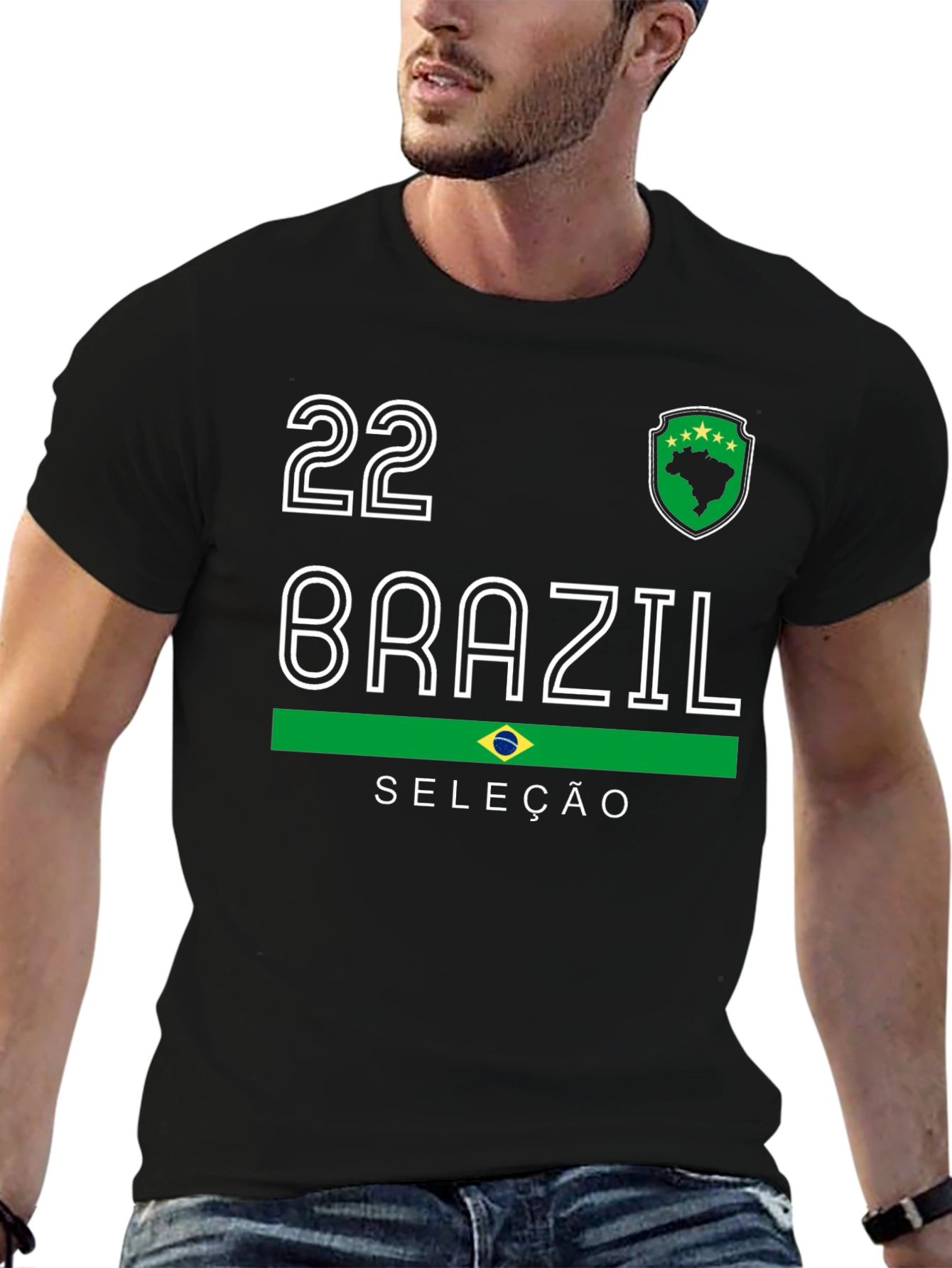 Brazil Soccer T-Shirt - Seleção Football Jersey