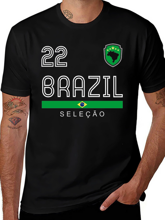 Brazil Soccer T-Shirt - Seleção Football Jersey
