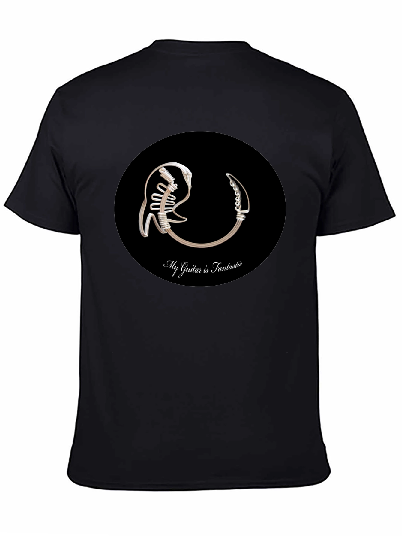 My Guitar is Fantastic Black T-Shirt