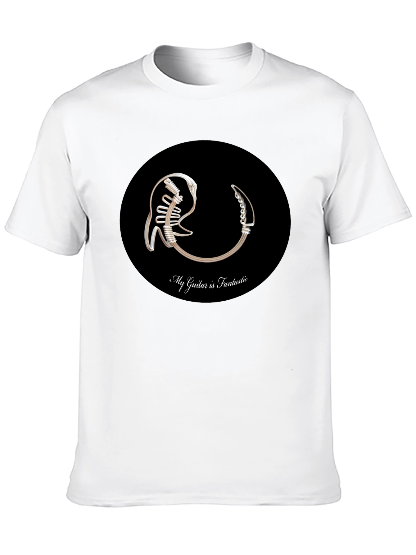 My Guitar is Fantastic Black T-Shirt
