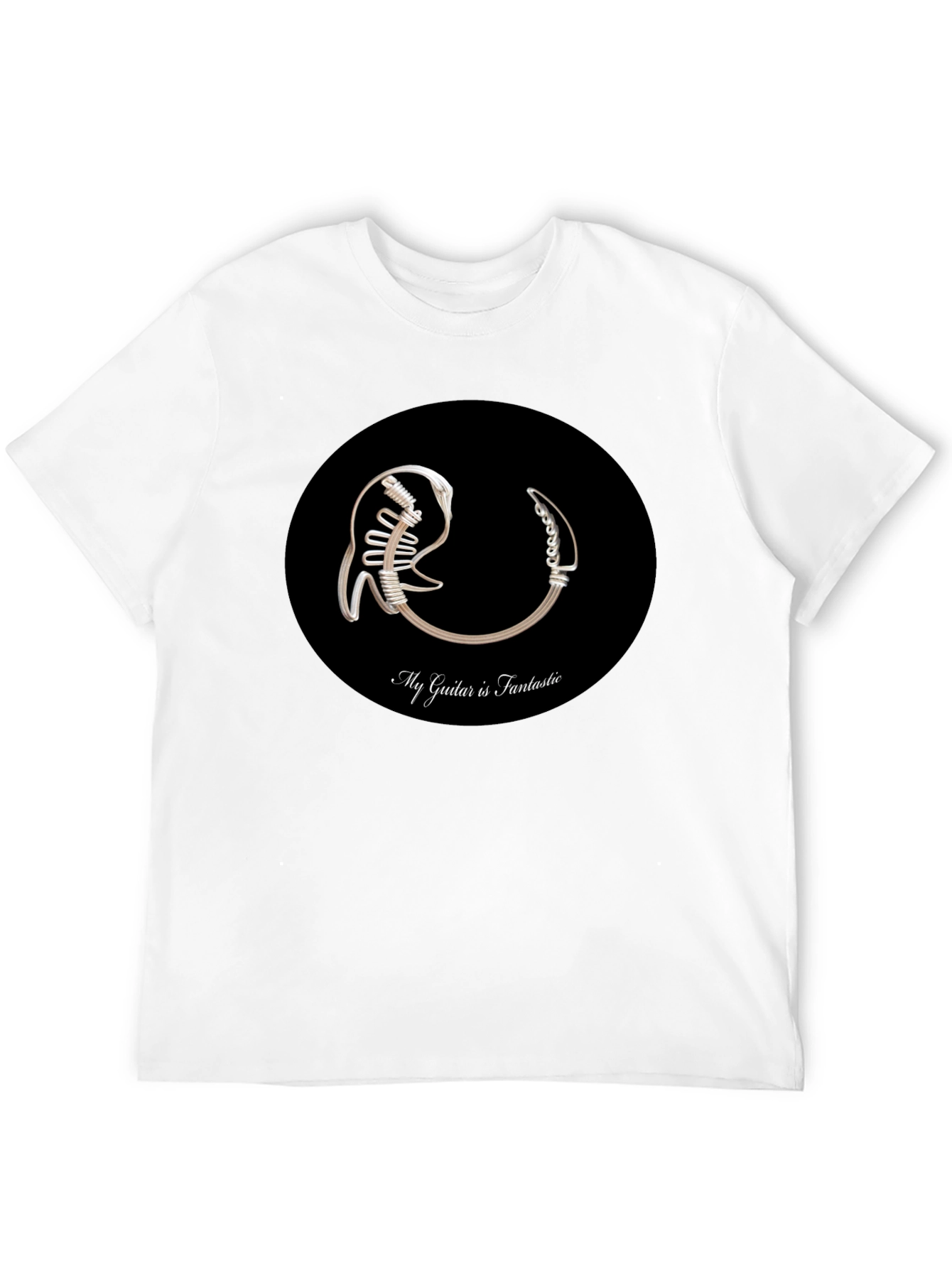 My Guitar is Fantastic Black T-Shirt