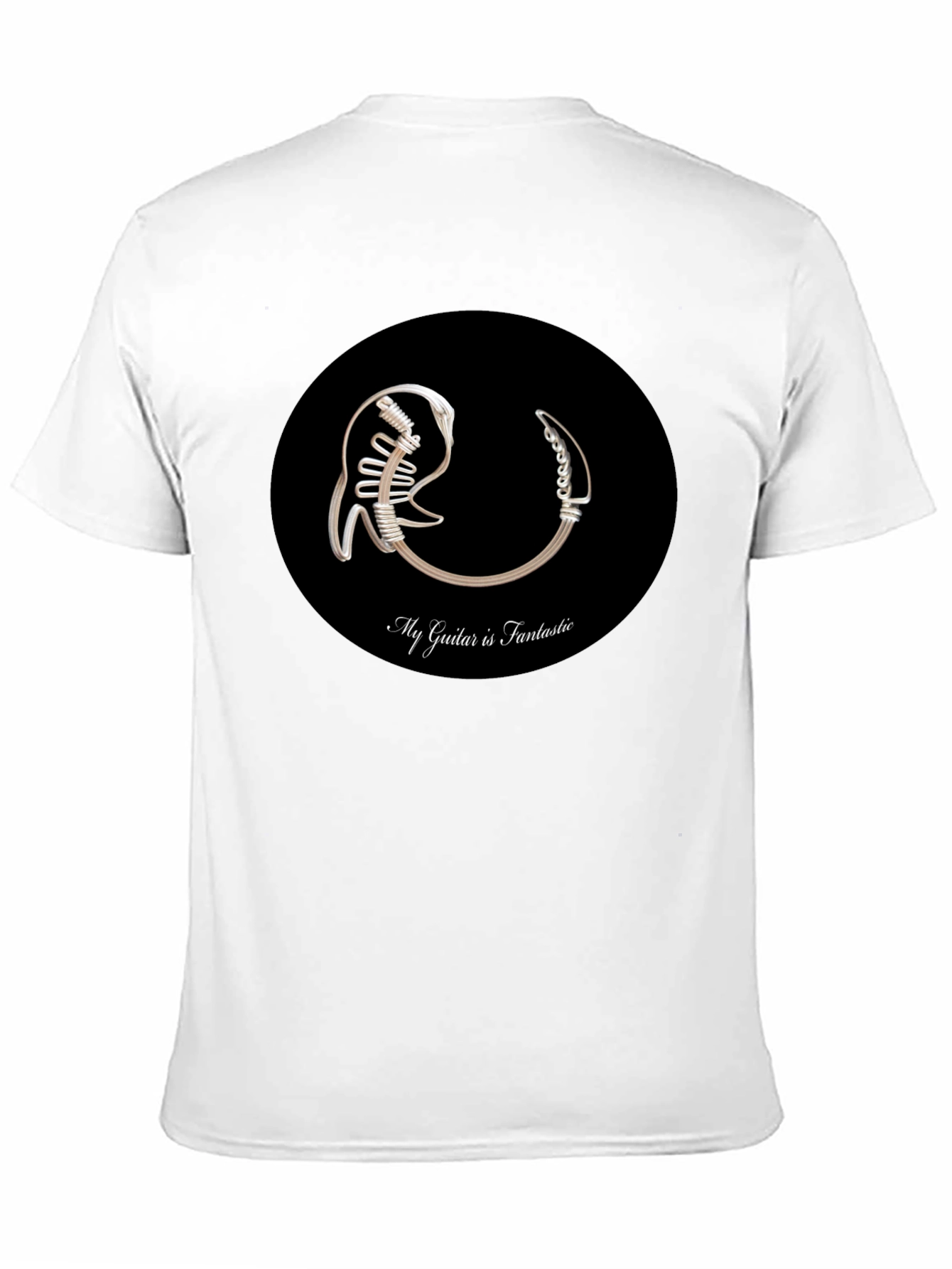 My Guitar is Fantastic Black T-Shirt