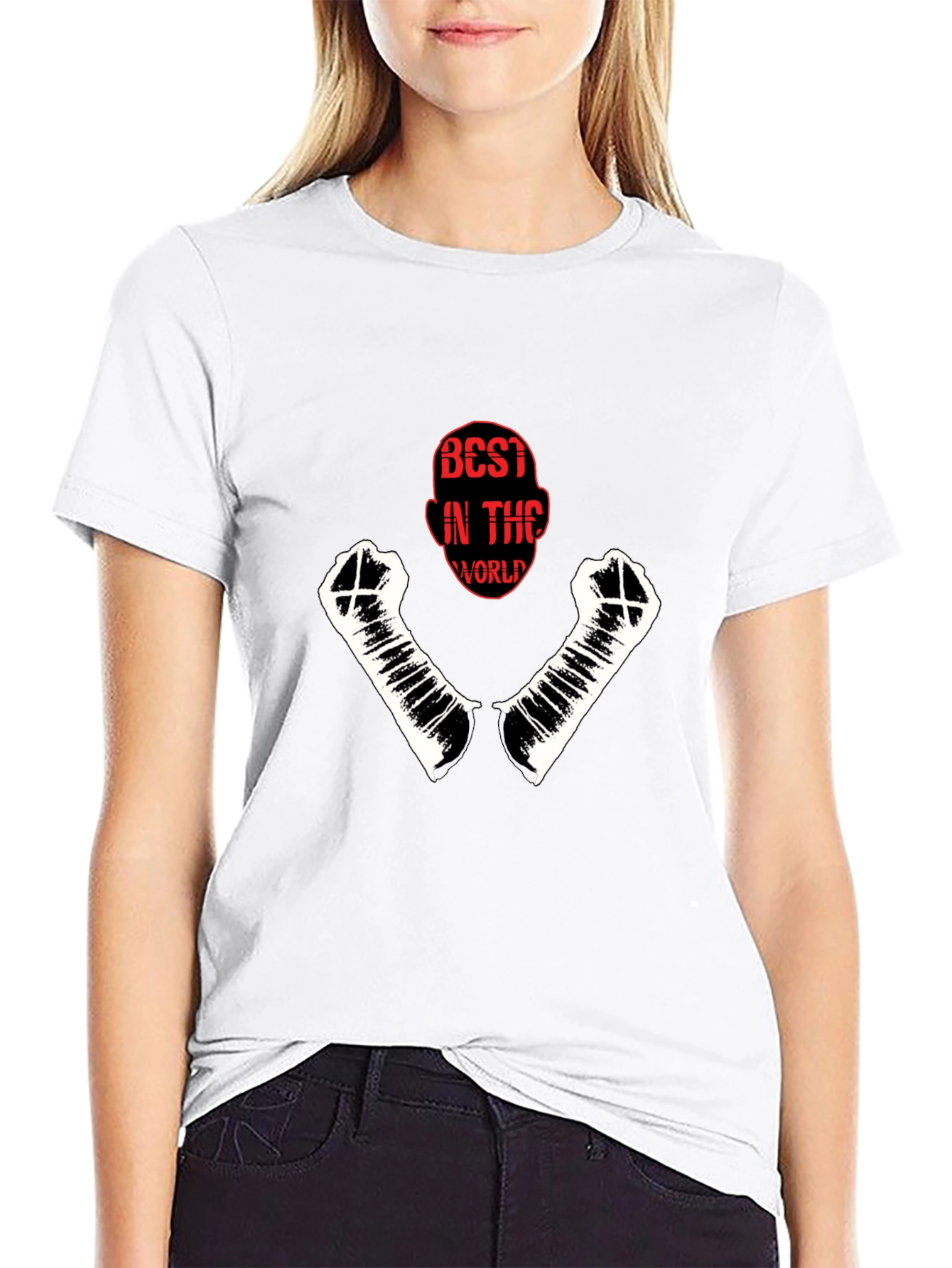 Best in the World Graphic Black T-Shirt