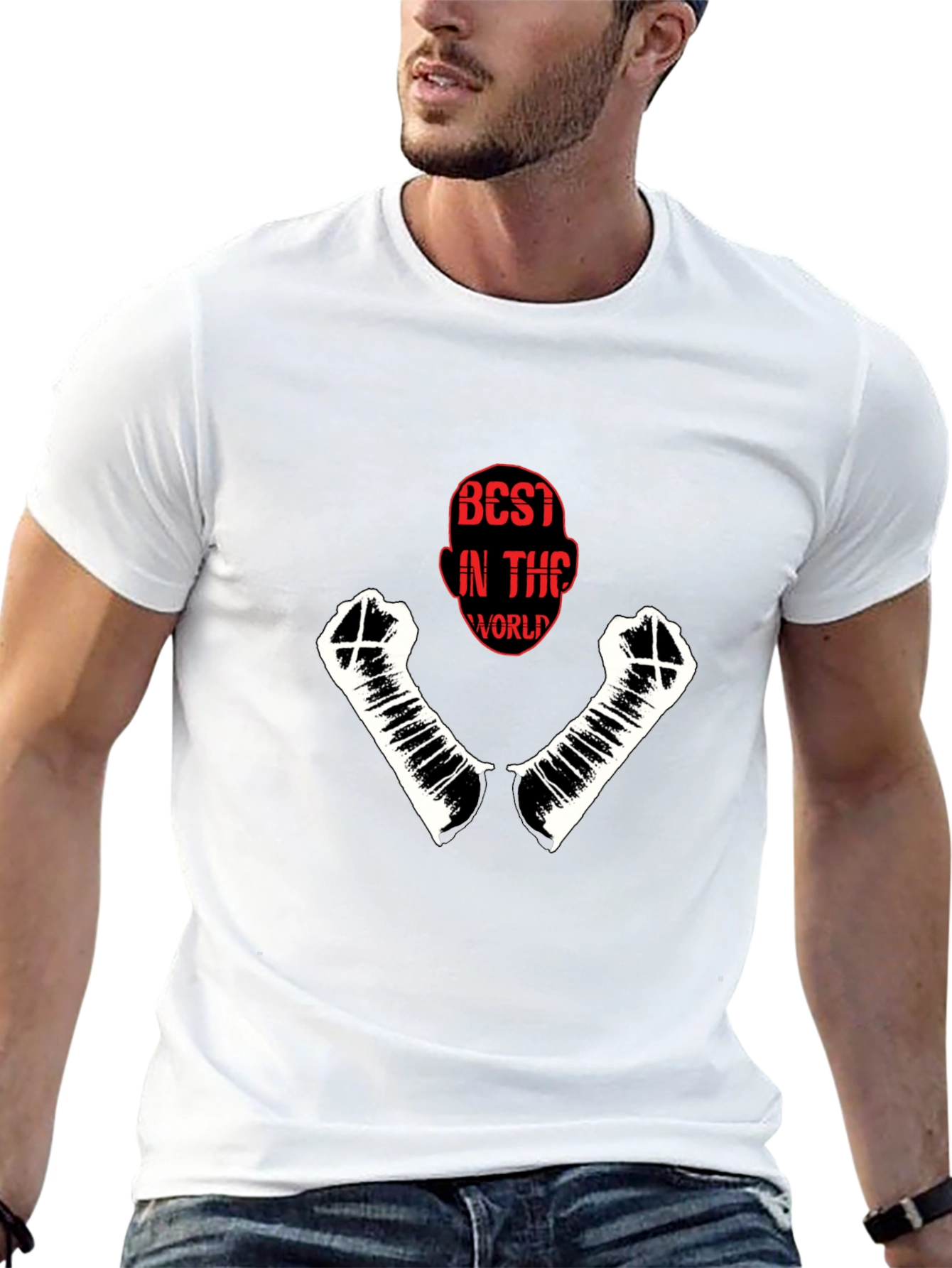 Best in the World Graphic Black T-Shirt