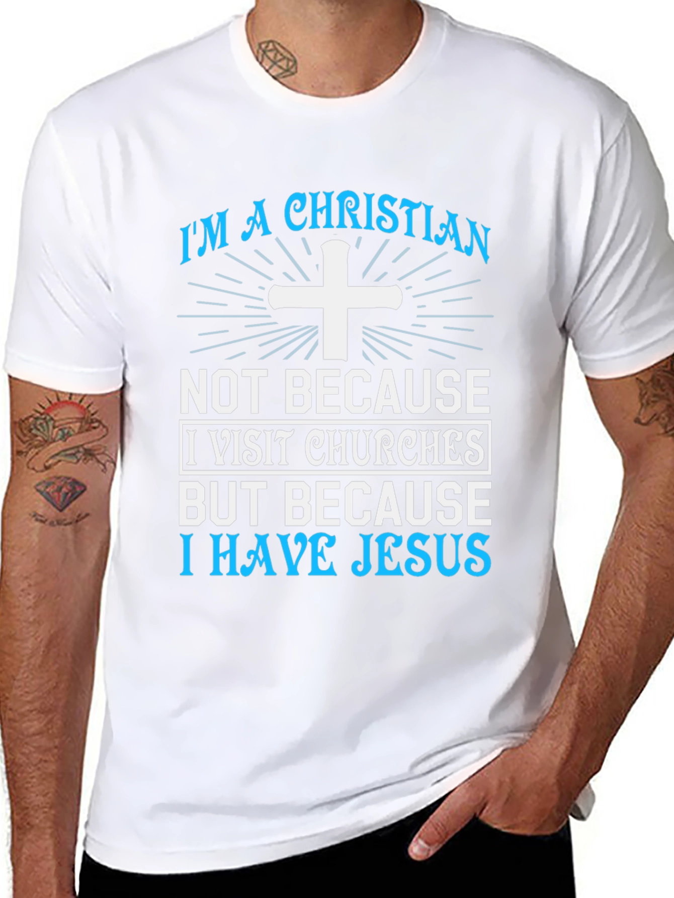 Christian Jesus Graphic T-Shirt