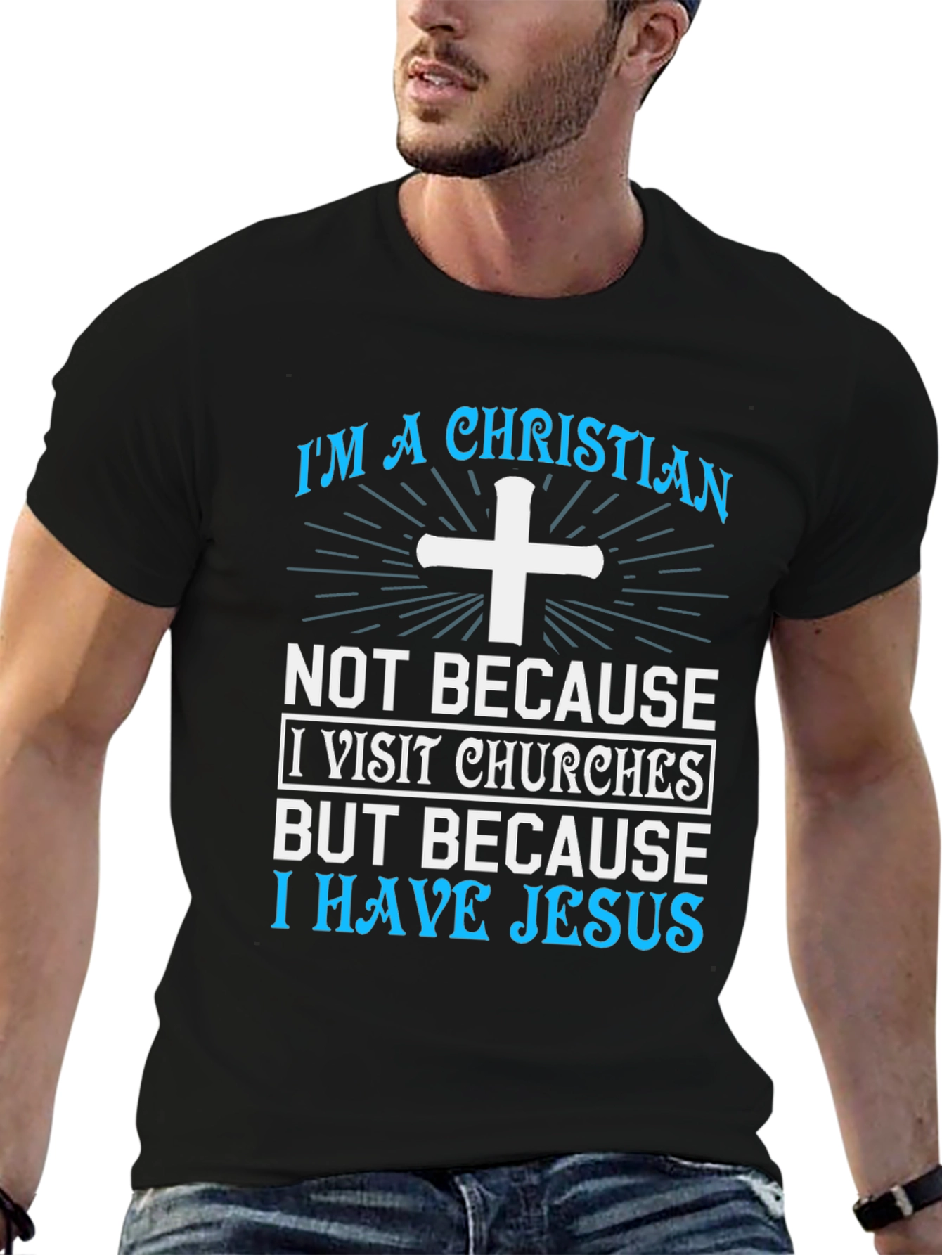 Christian Jesus Graphic T-Shirt