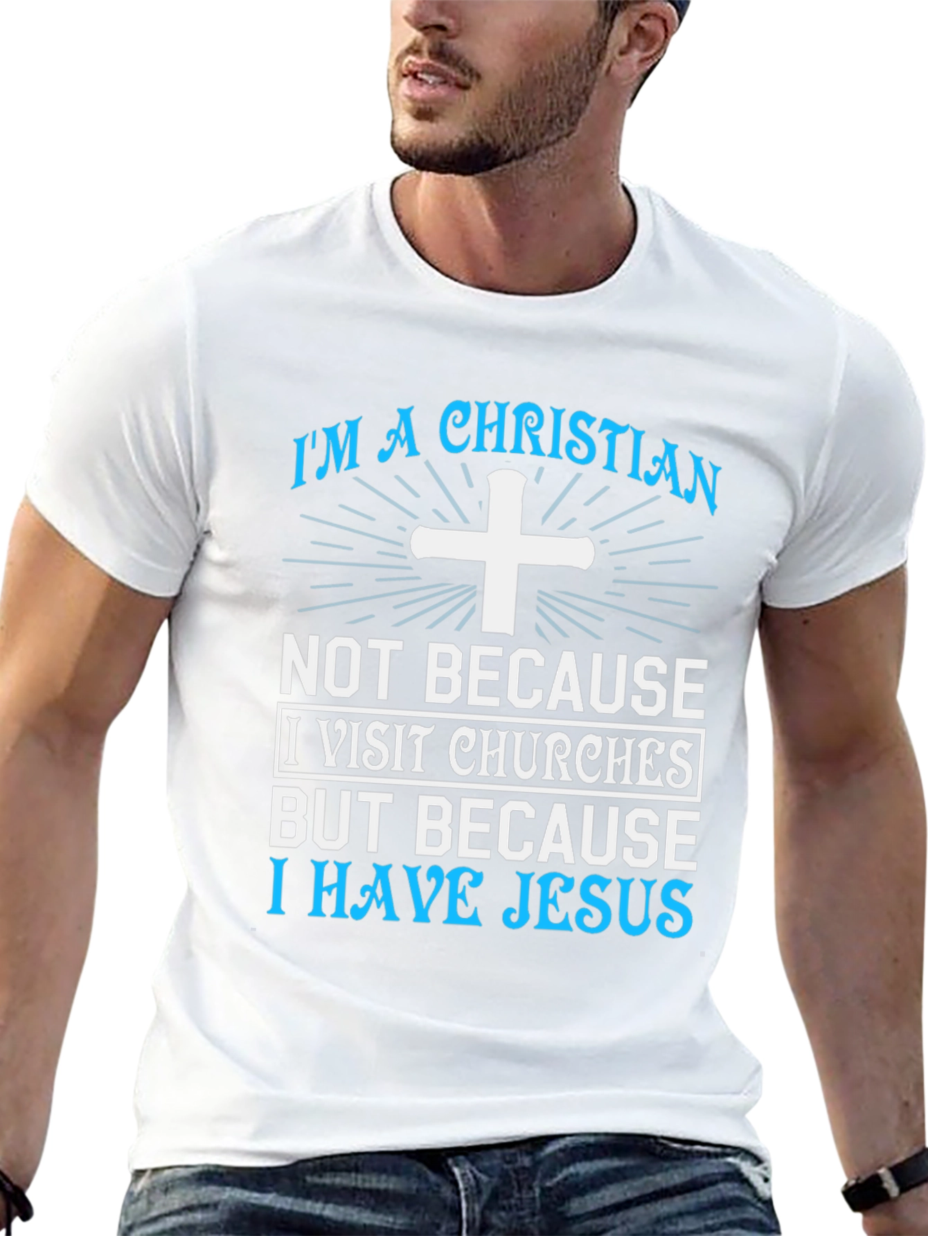 Christian Jesus Graphic T-Shirt