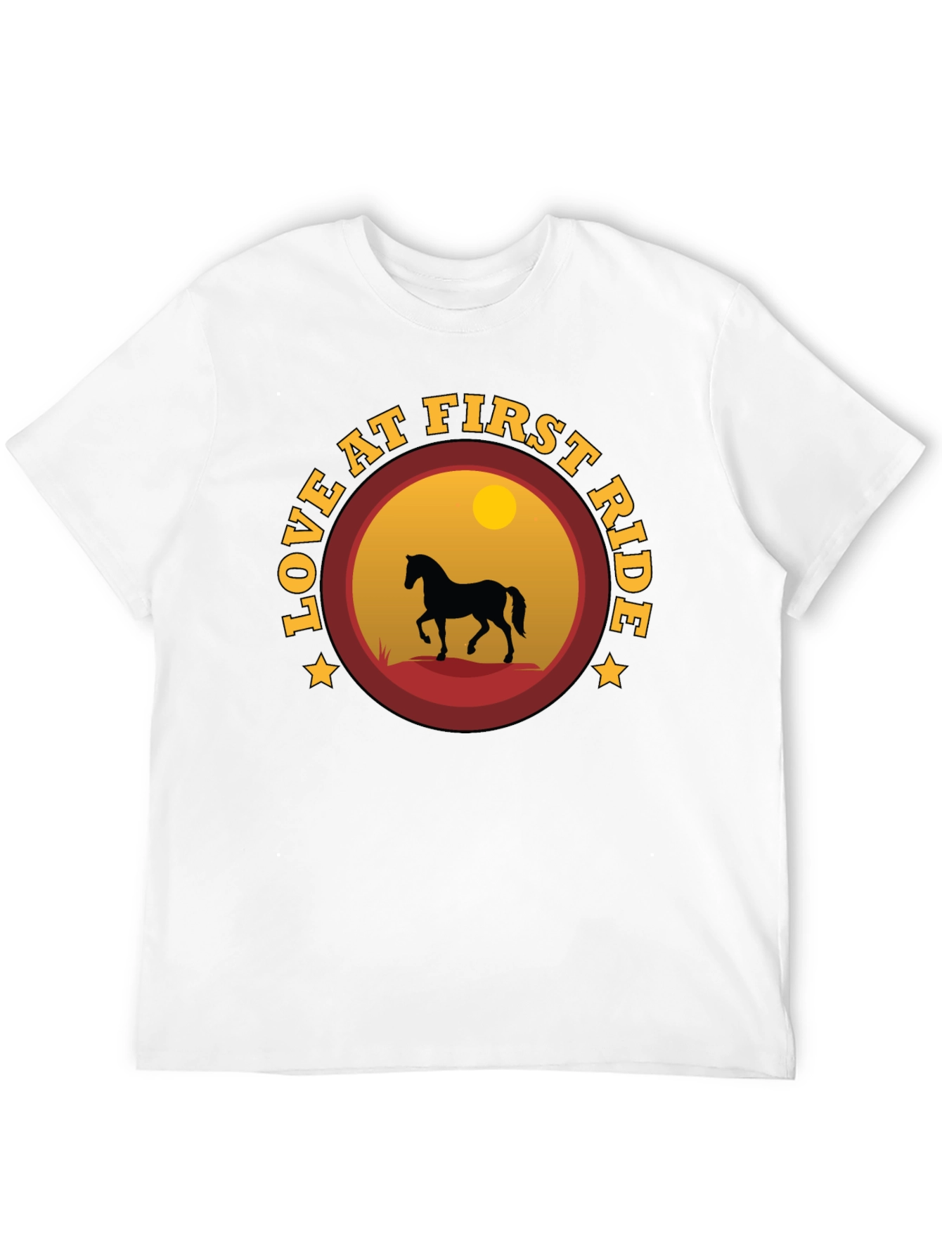 Love at First Ride Horse Graphic T-Shirt
