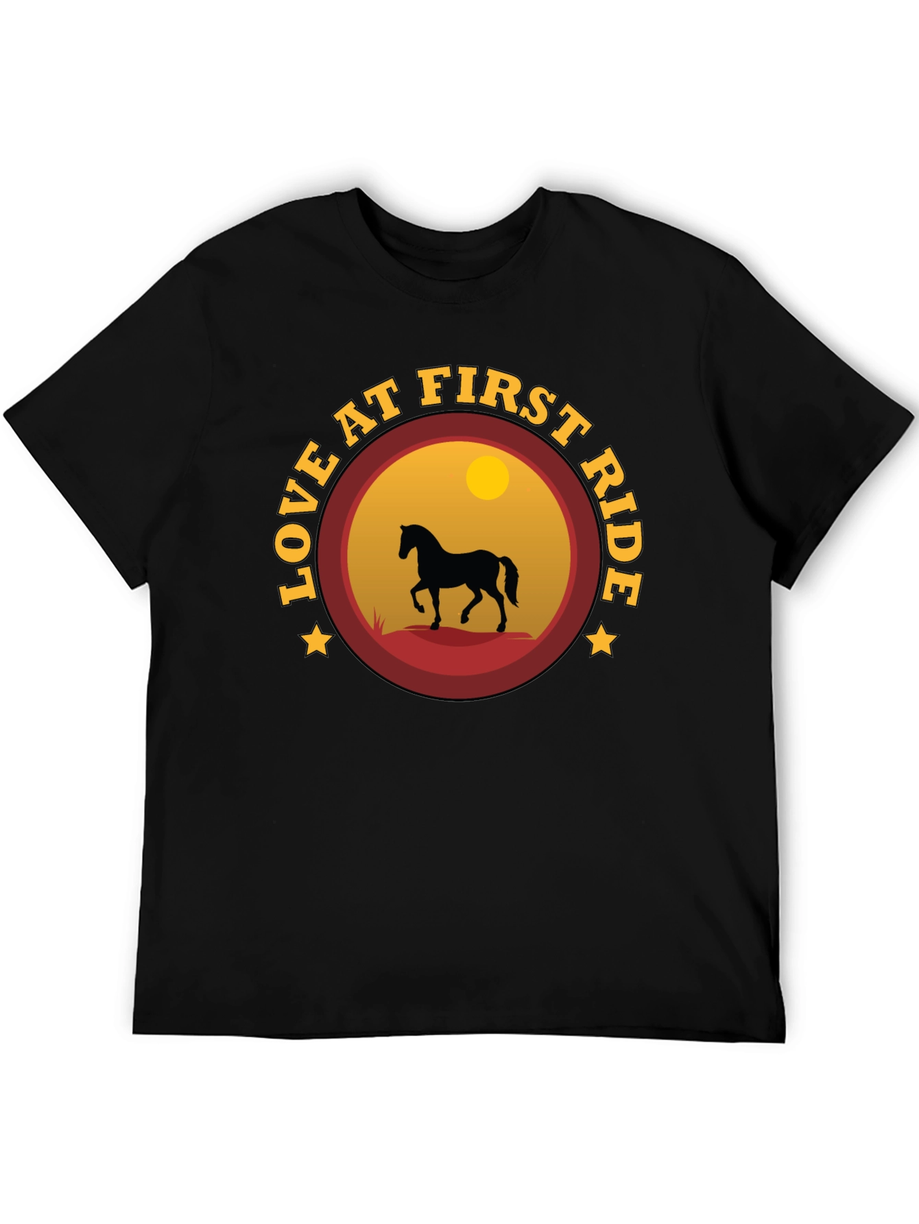 Love at First Ride Horse Graphic T-Shirt