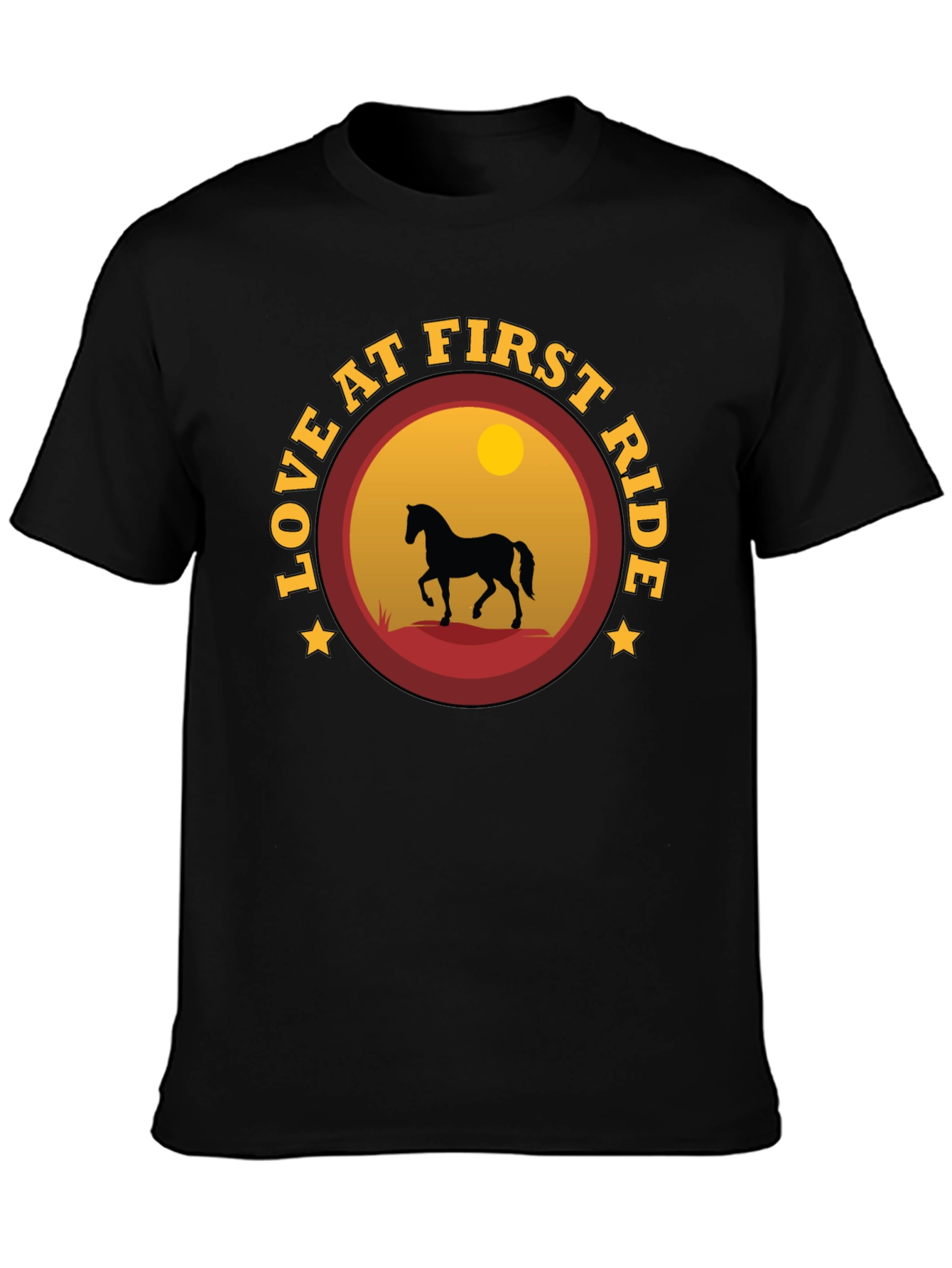 Love at First Ride Horse Graphic T-Shirt