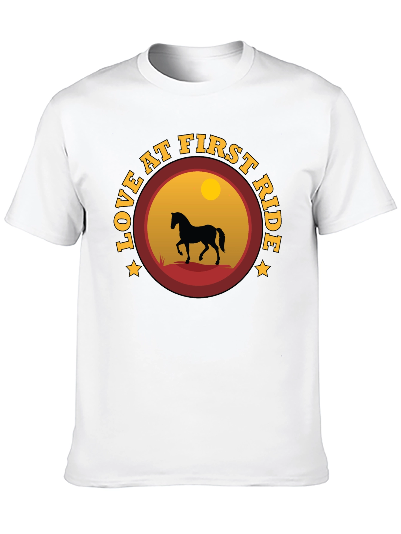 Love at First Ride Horse Graphic T-Shirt