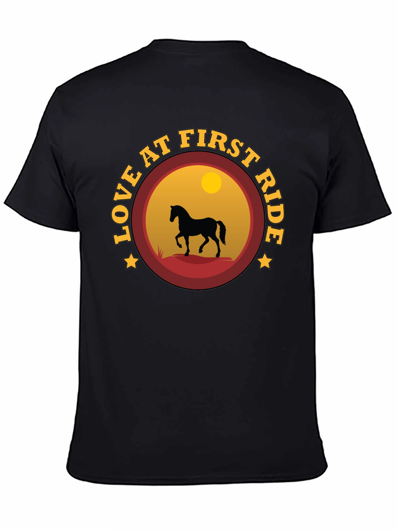 Love at First Ride Horse Graphic T-Shirt