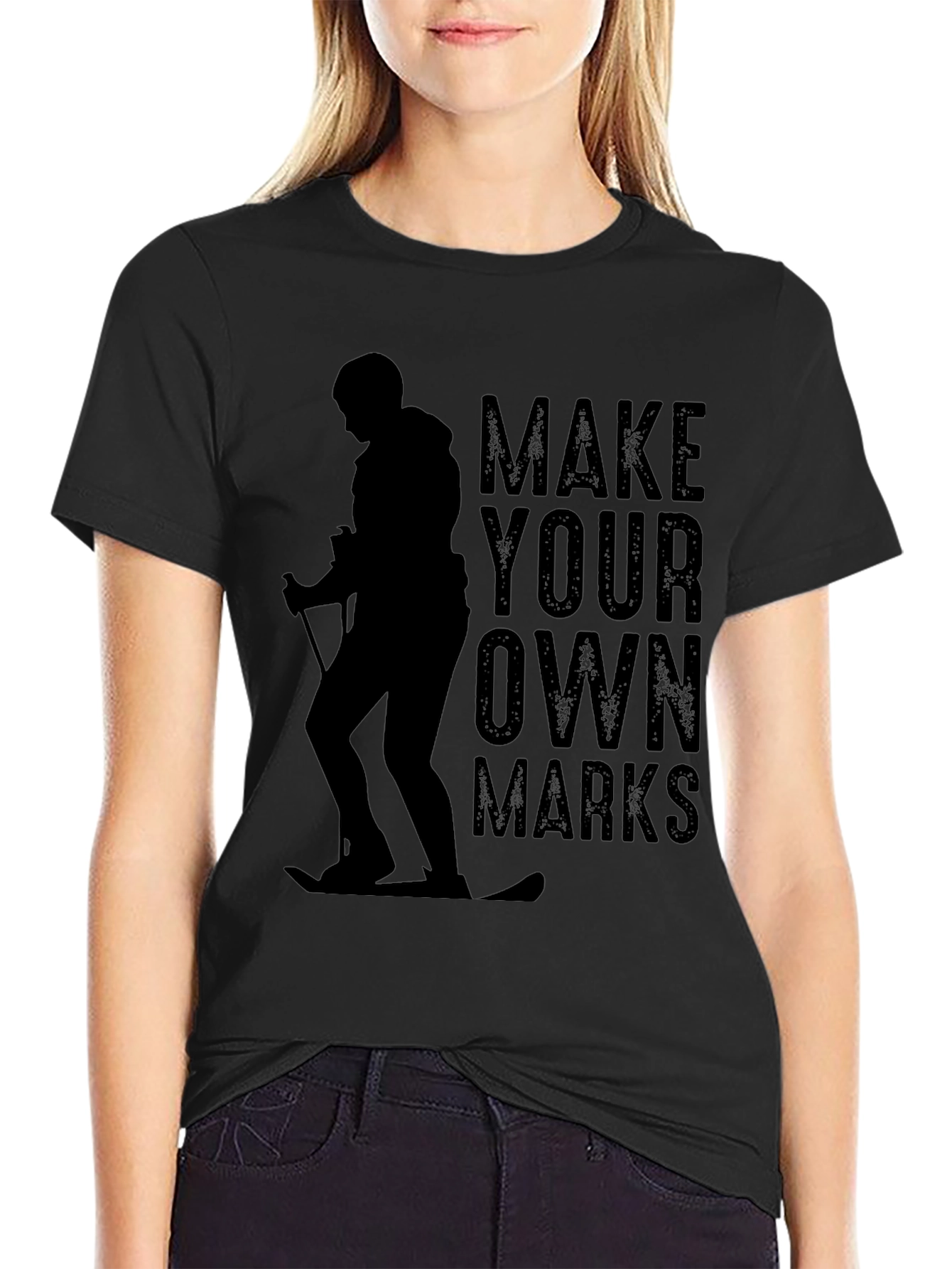 Make Your Own Marks Skier Graphic Tee