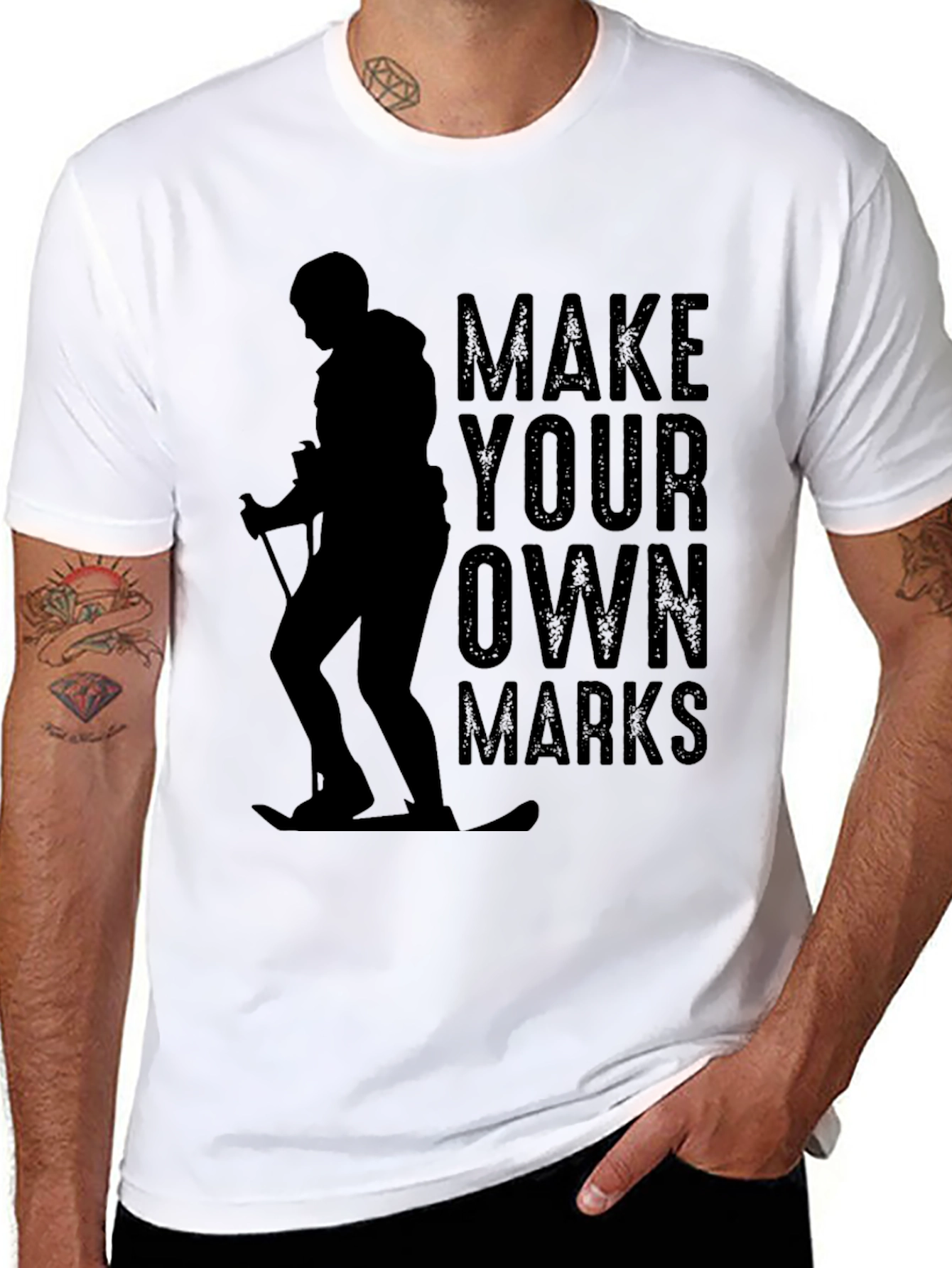Make Your Own Marks Skier Graphic Tee