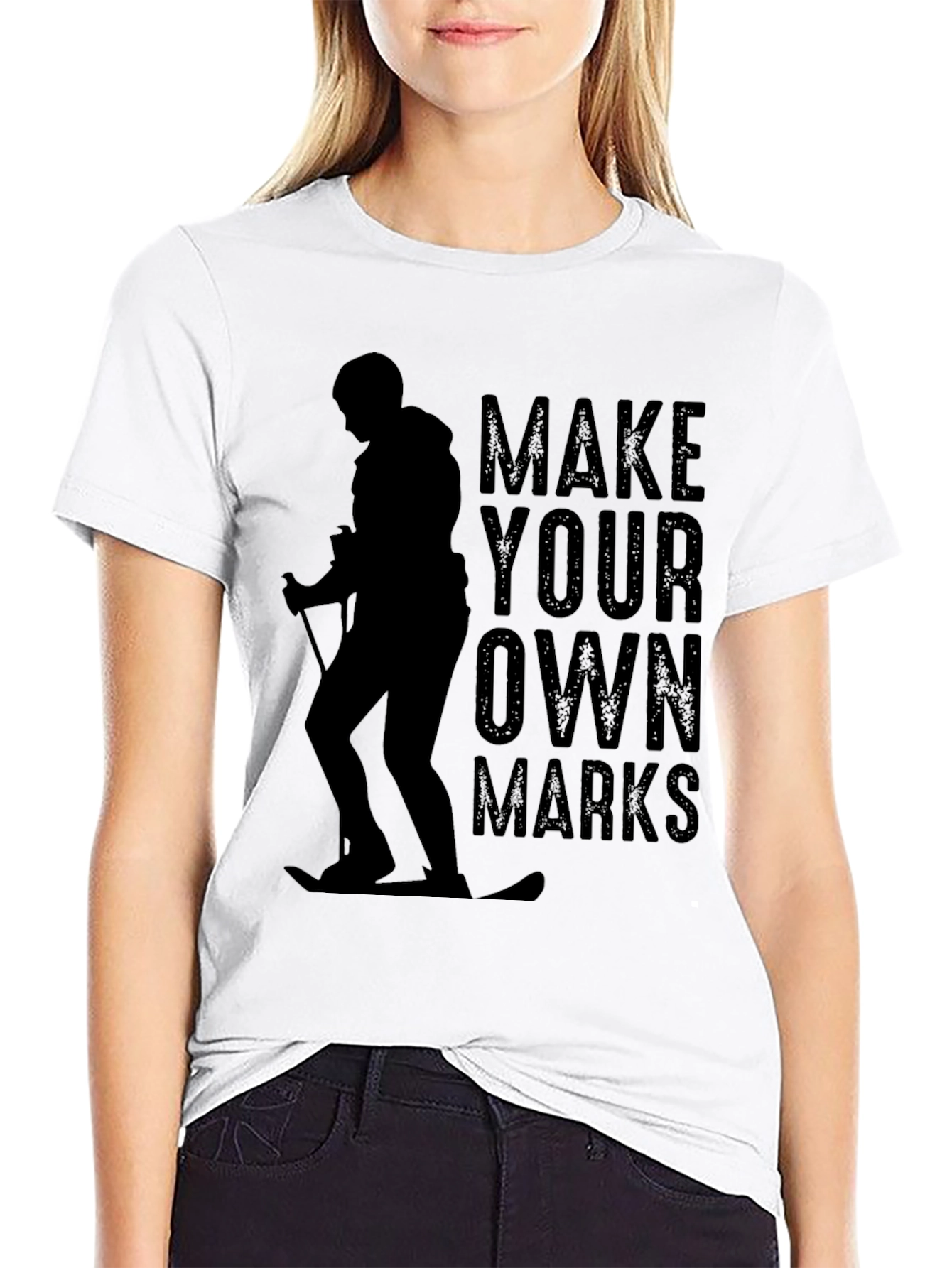 Make Your Own Marks Skier Graphic Tee