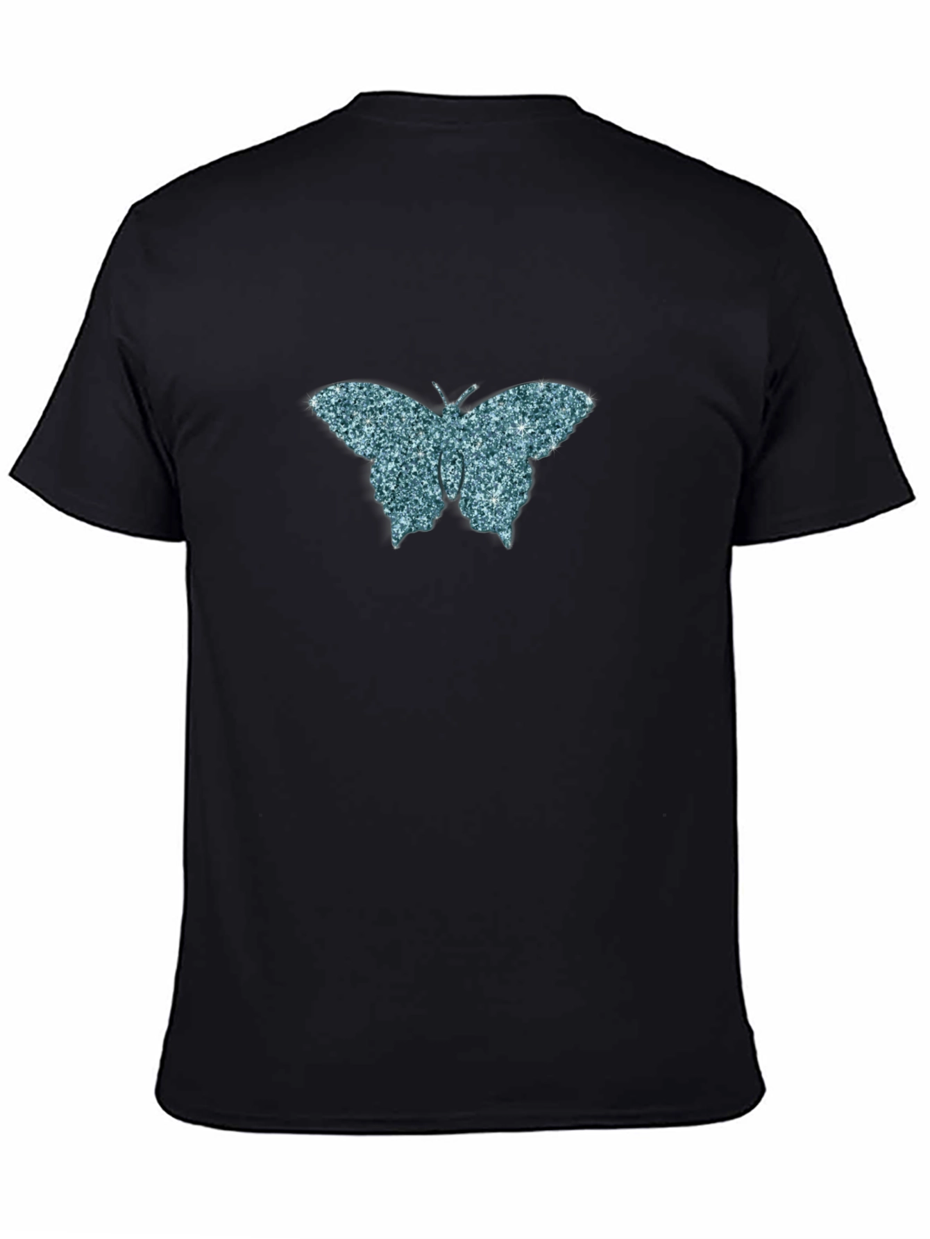 Butterfly Graphic Tee - Mens Black T-Shirt