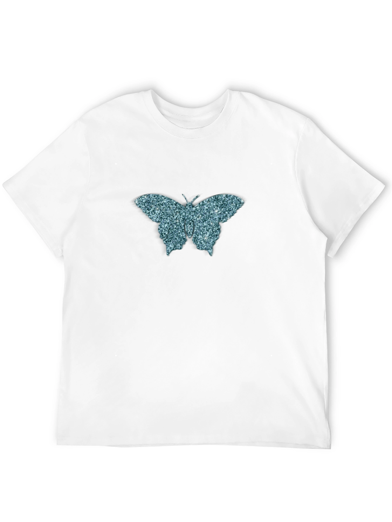 Butterfly Graphic Tee - Mens Black T-Shirt