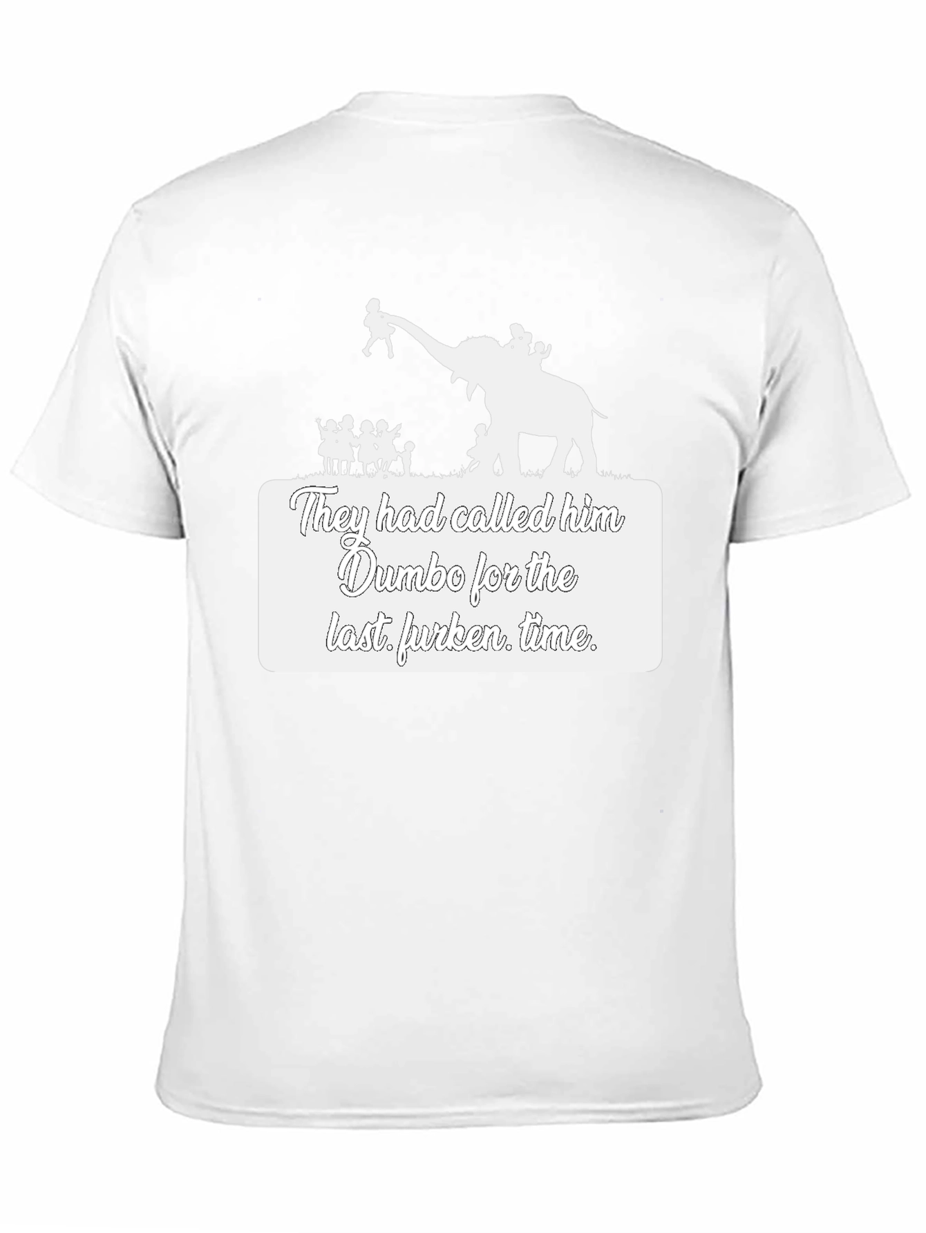 Dumbo Last Furken Time Black T-Shirt