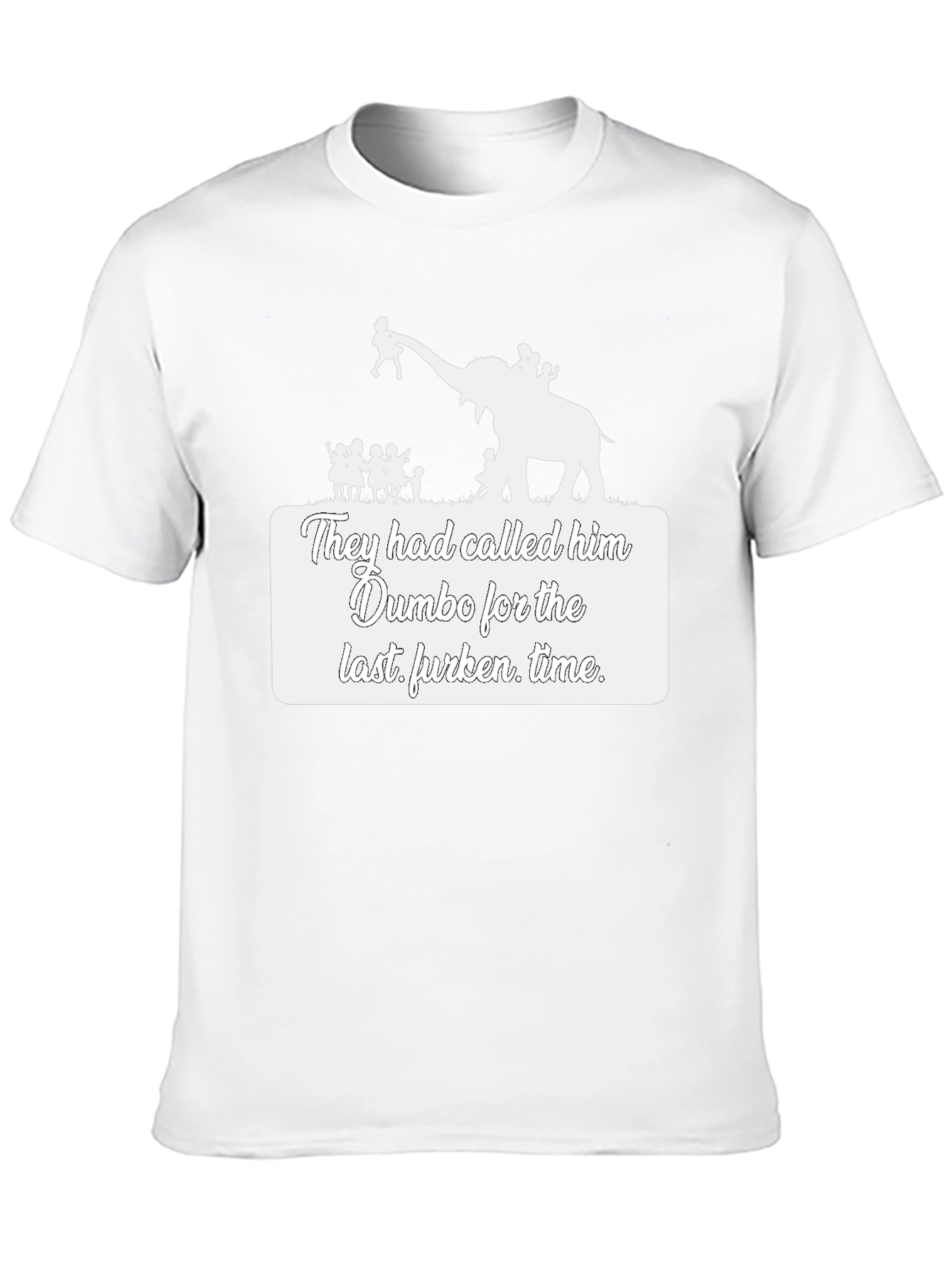 Dumbo Last Furken Time Black T-Shirt