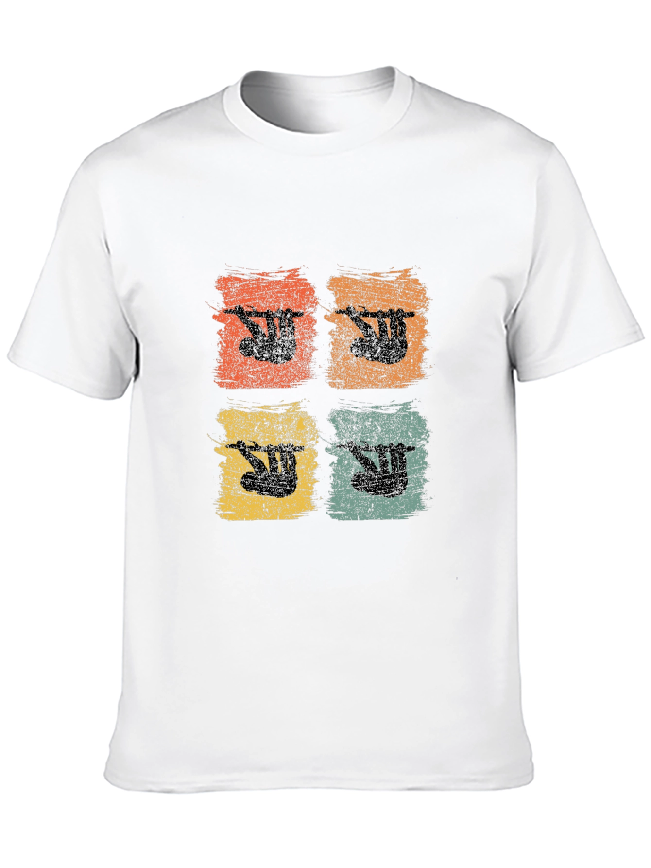 Retro Sloth Graphic Tee - Unique Design