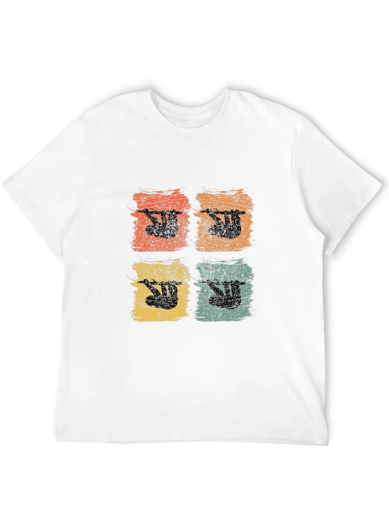 Retro Sloth Graphic Tee - Unique Design