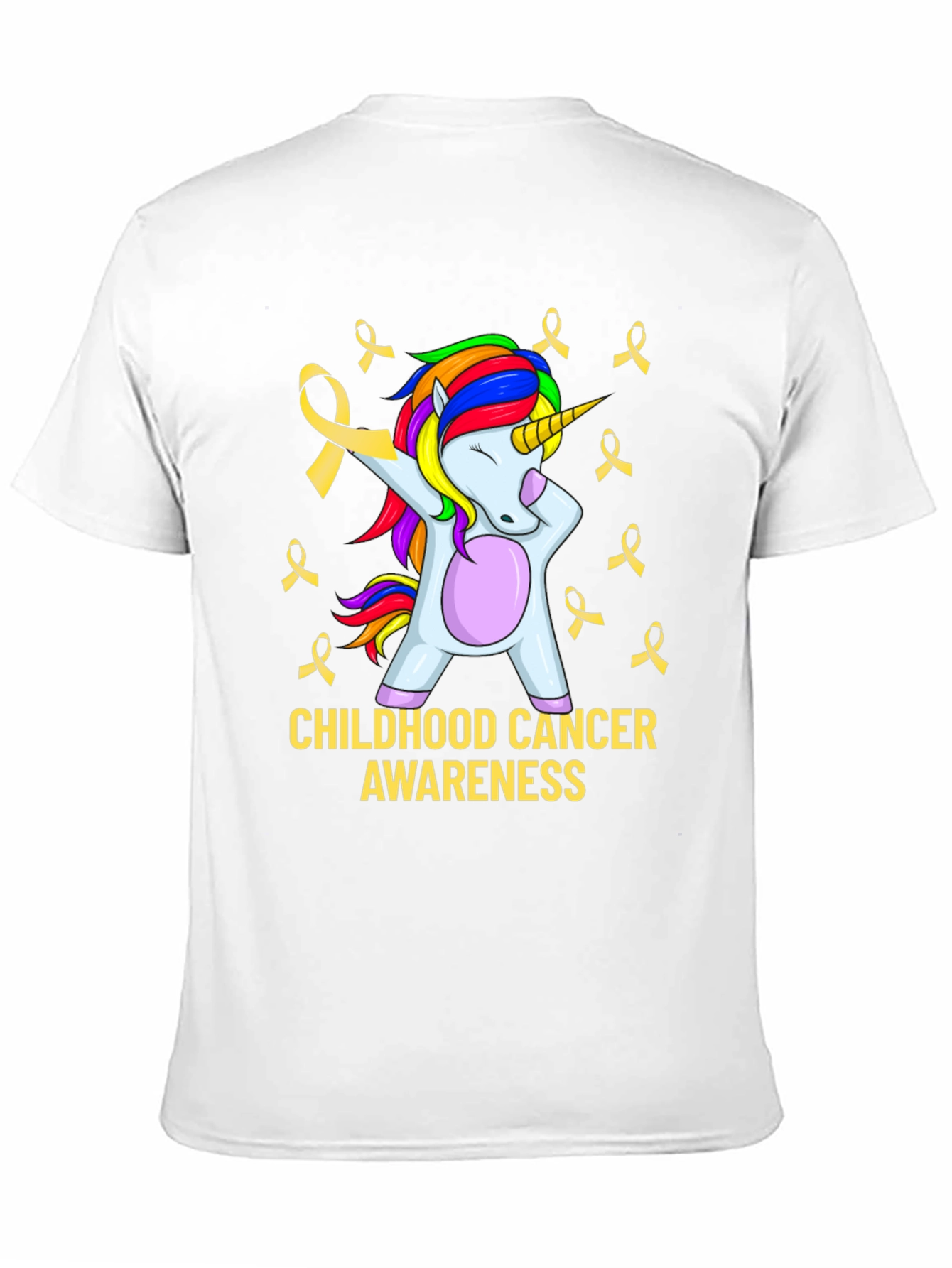 Childhood Cancer Awareness Unicorn T-Shirt