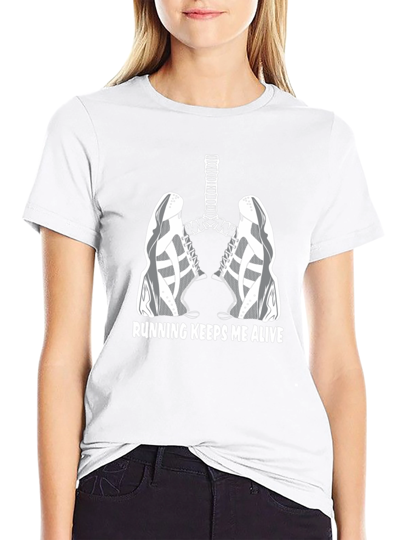 Running Keeps Me Alive Graphic Tee