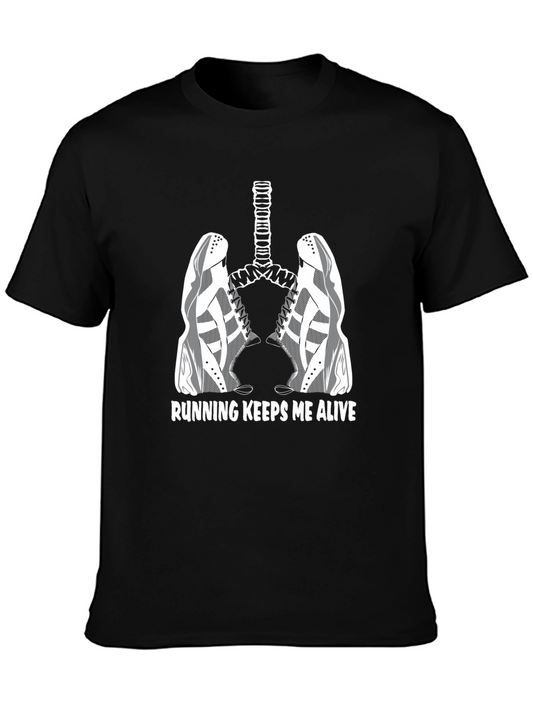 Running Keeps Me Alive Graphic Tee