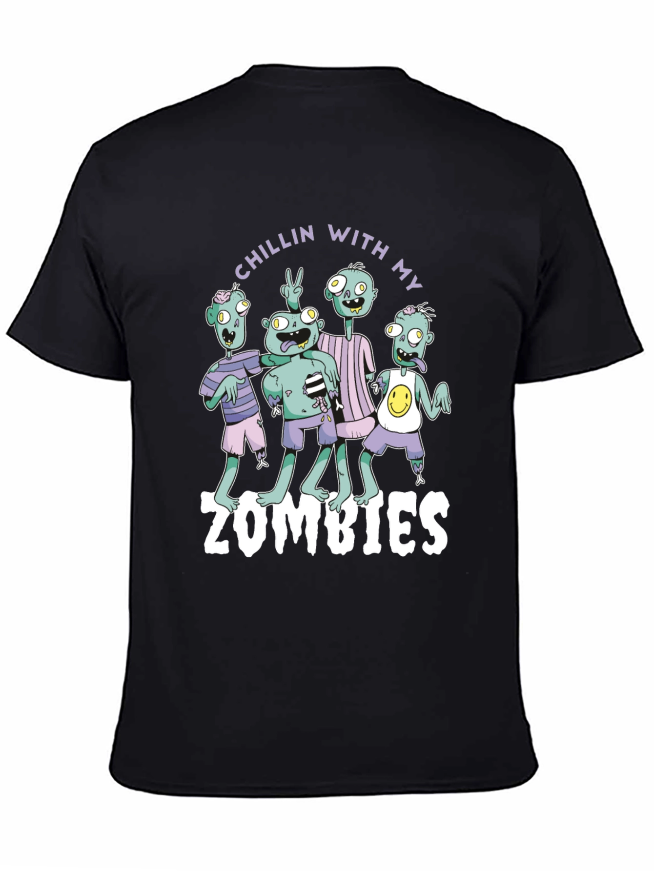 Chillin With My Zombies Graphic Tee