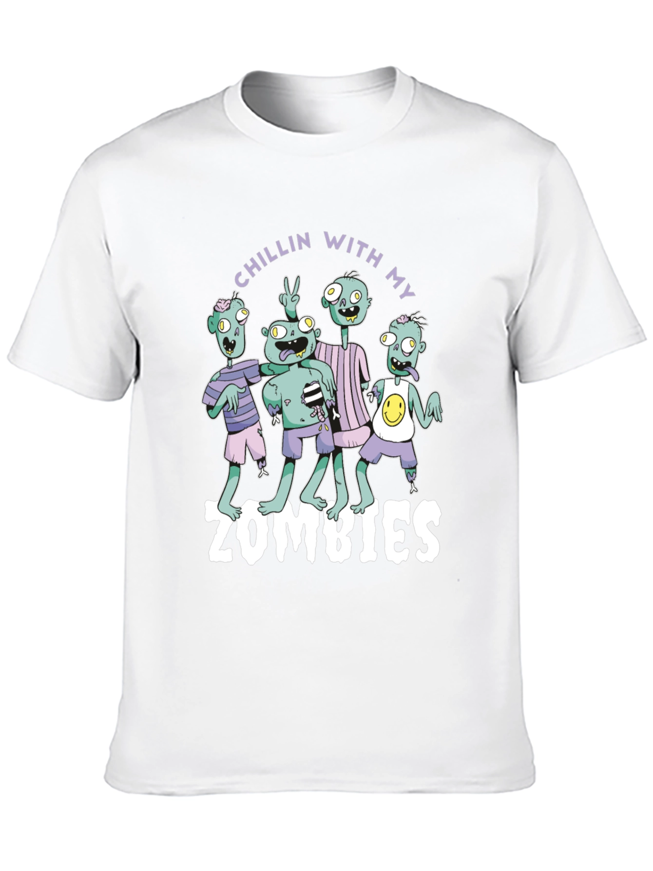 Chillin With My Zombies Graphic Tee