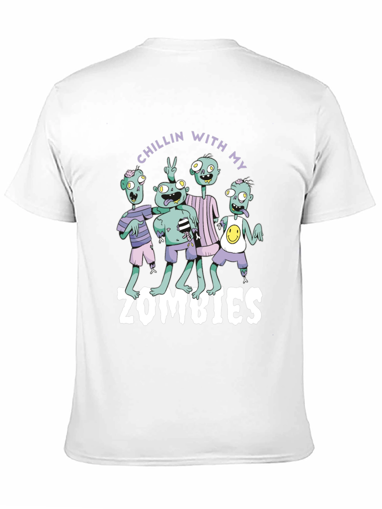 Chillin With My Zombies Graphic Tee