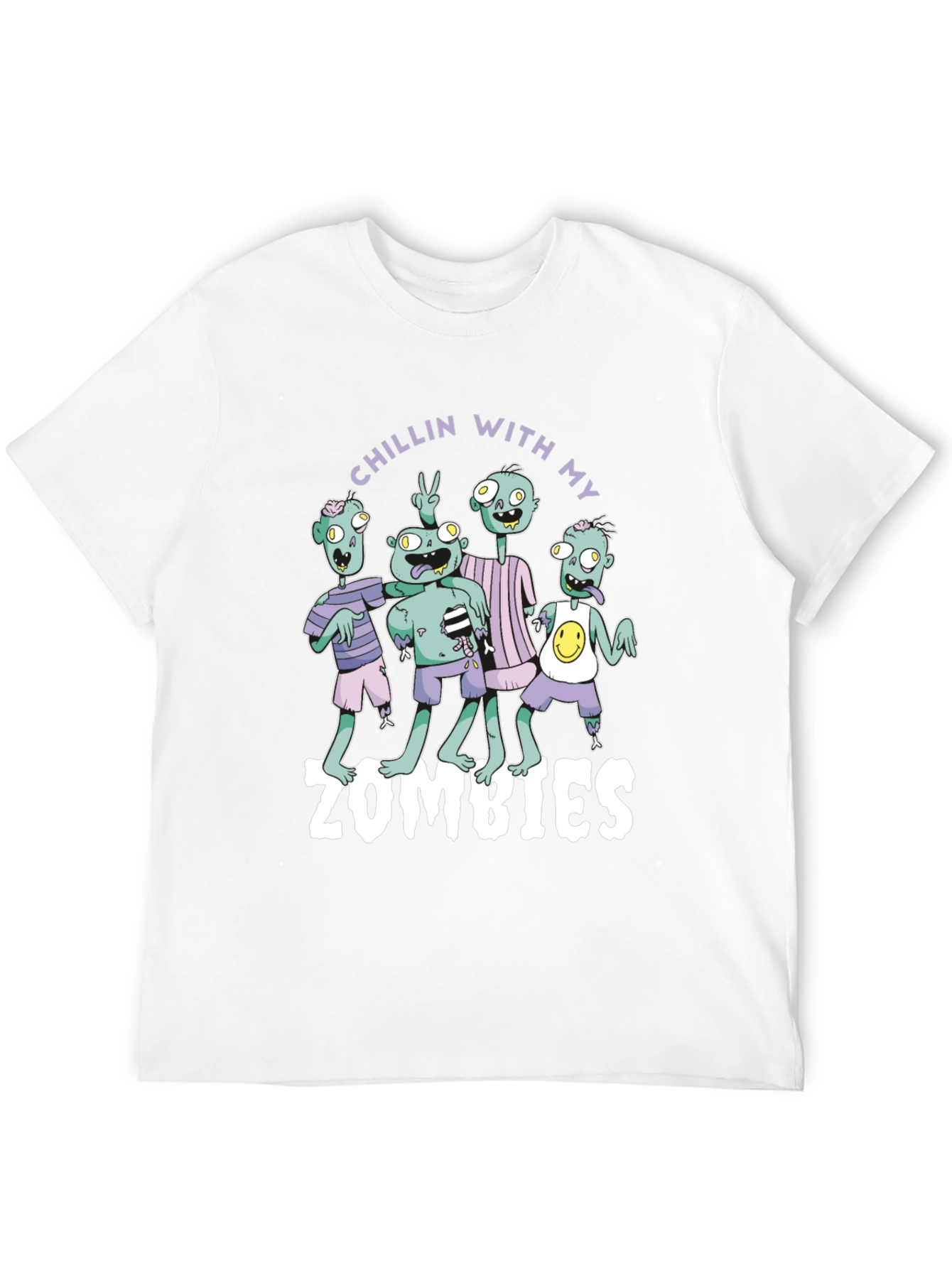 Chillin With My Zombies Graphic Tee