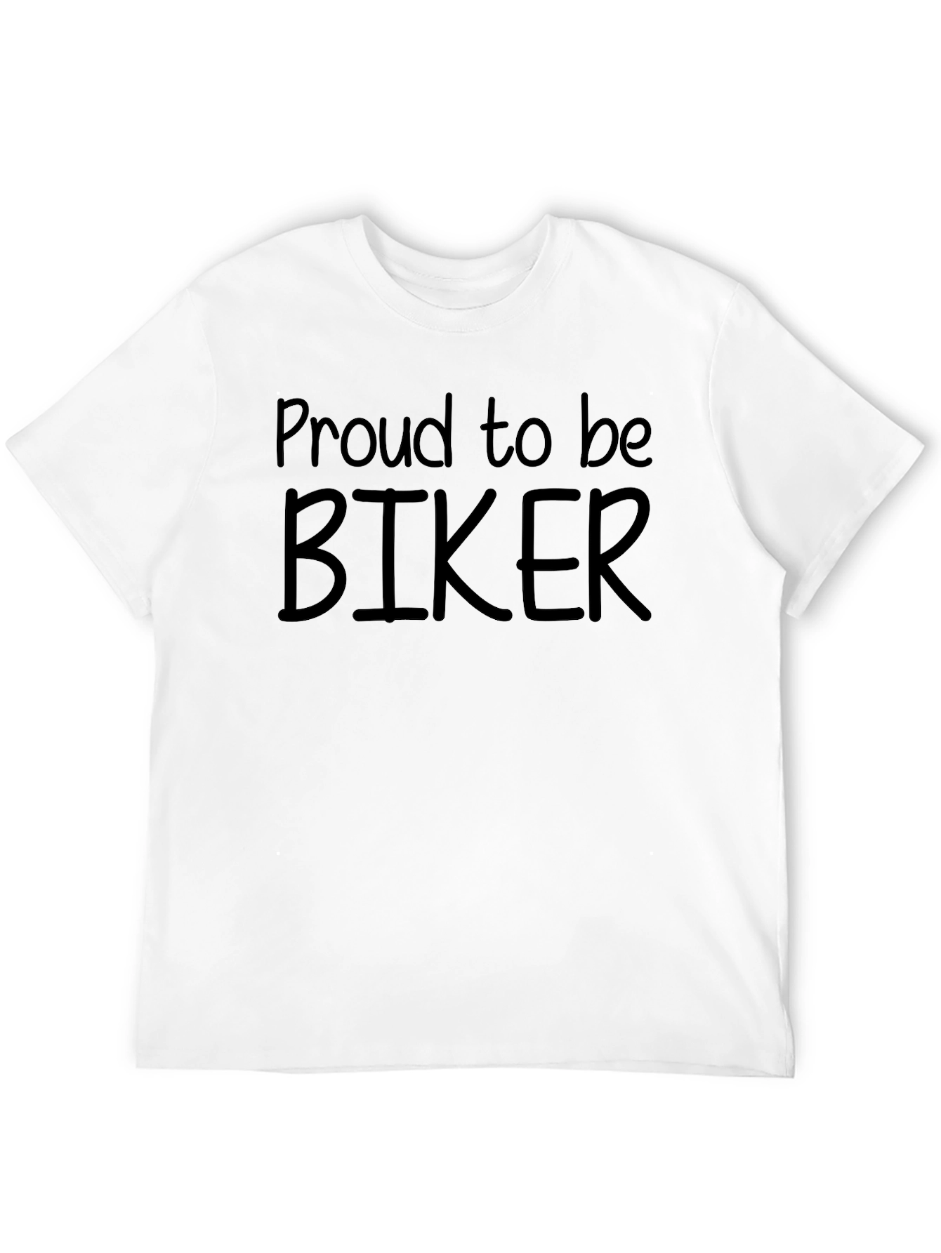 Proud Biker T-Shirt - Black Graphic Tee
