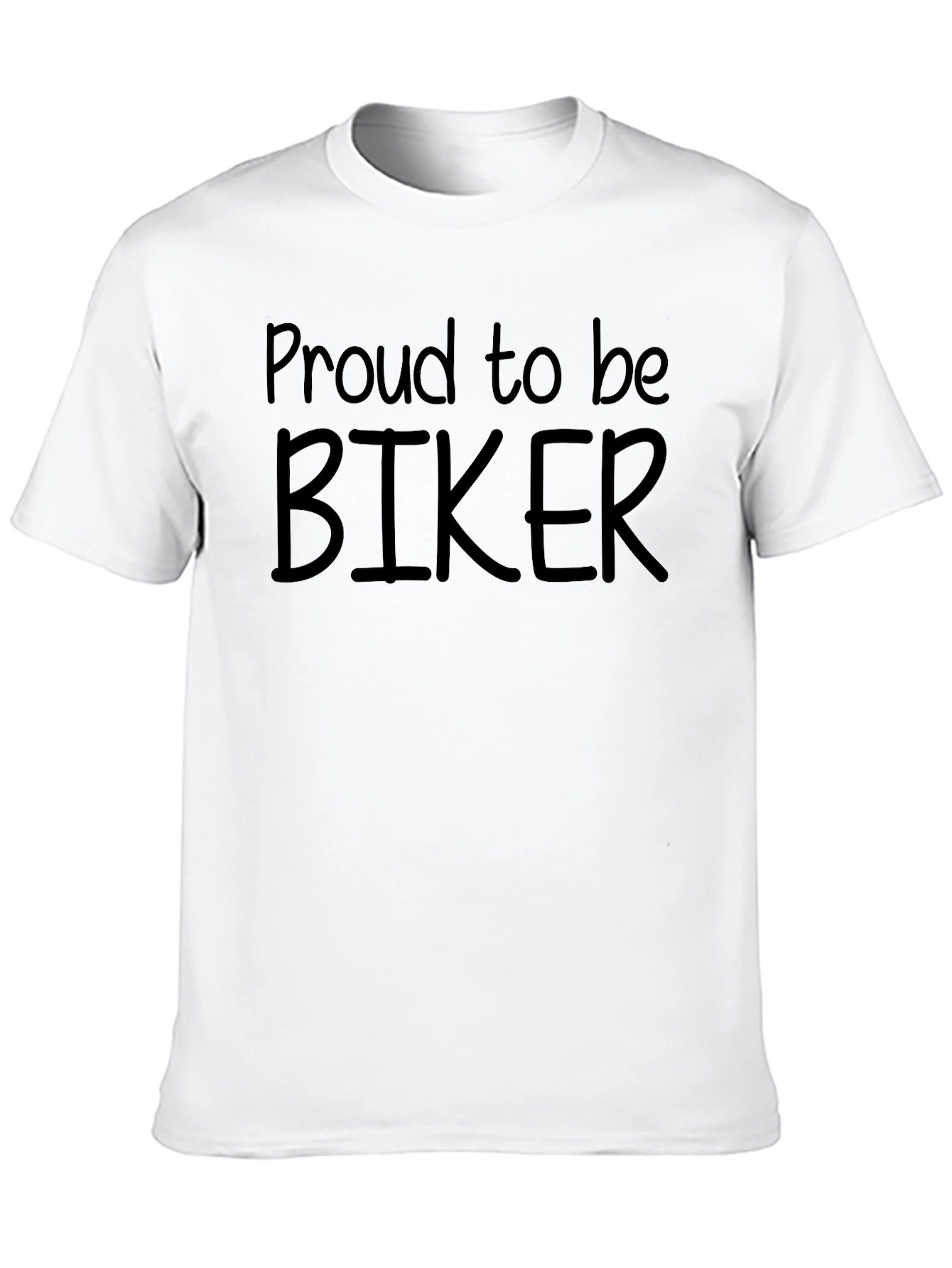 Proud Biker T-Shirt - Black Graphic Tee
