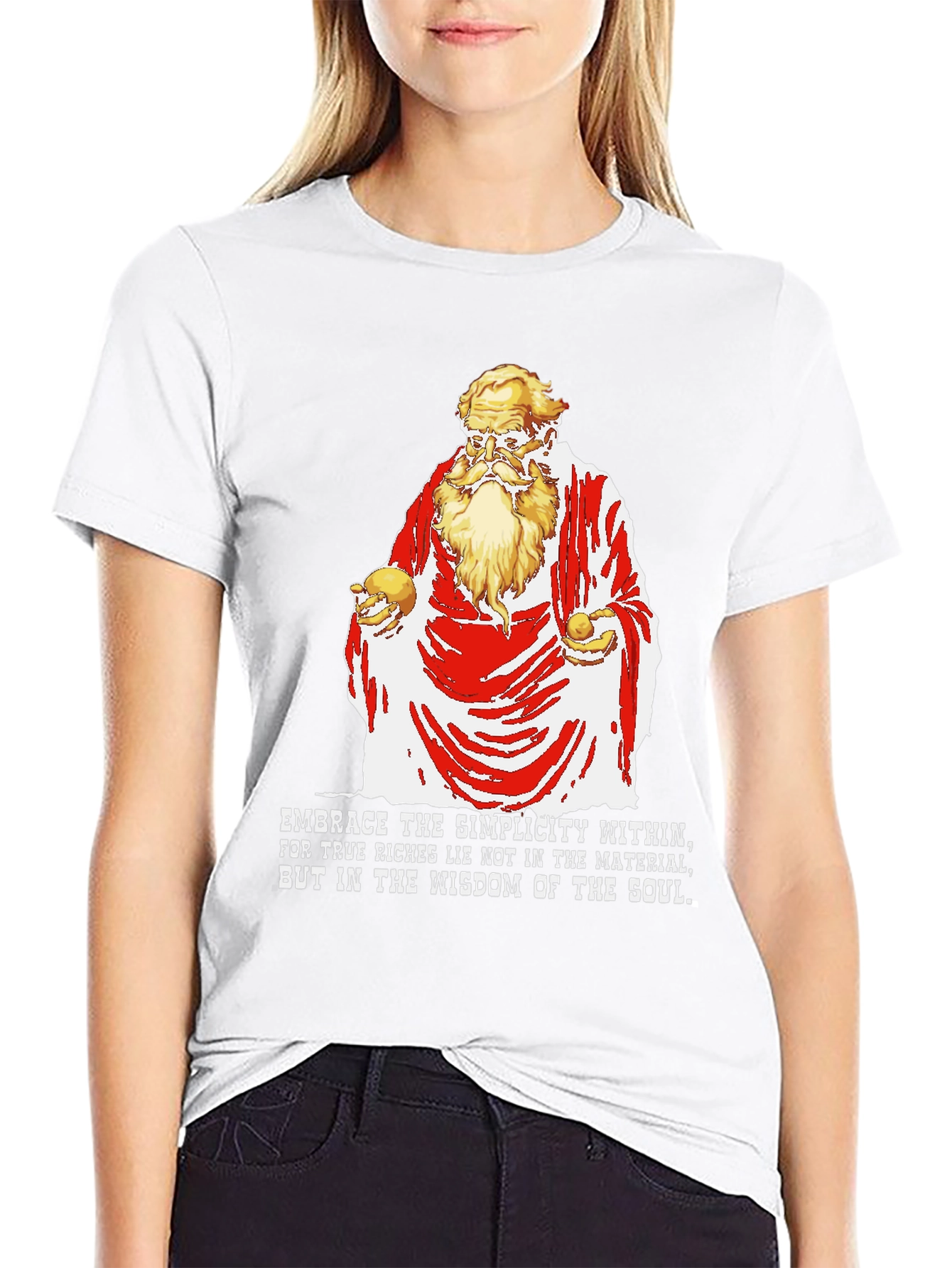 Philosophical Wisdom Graphic T-Shirt