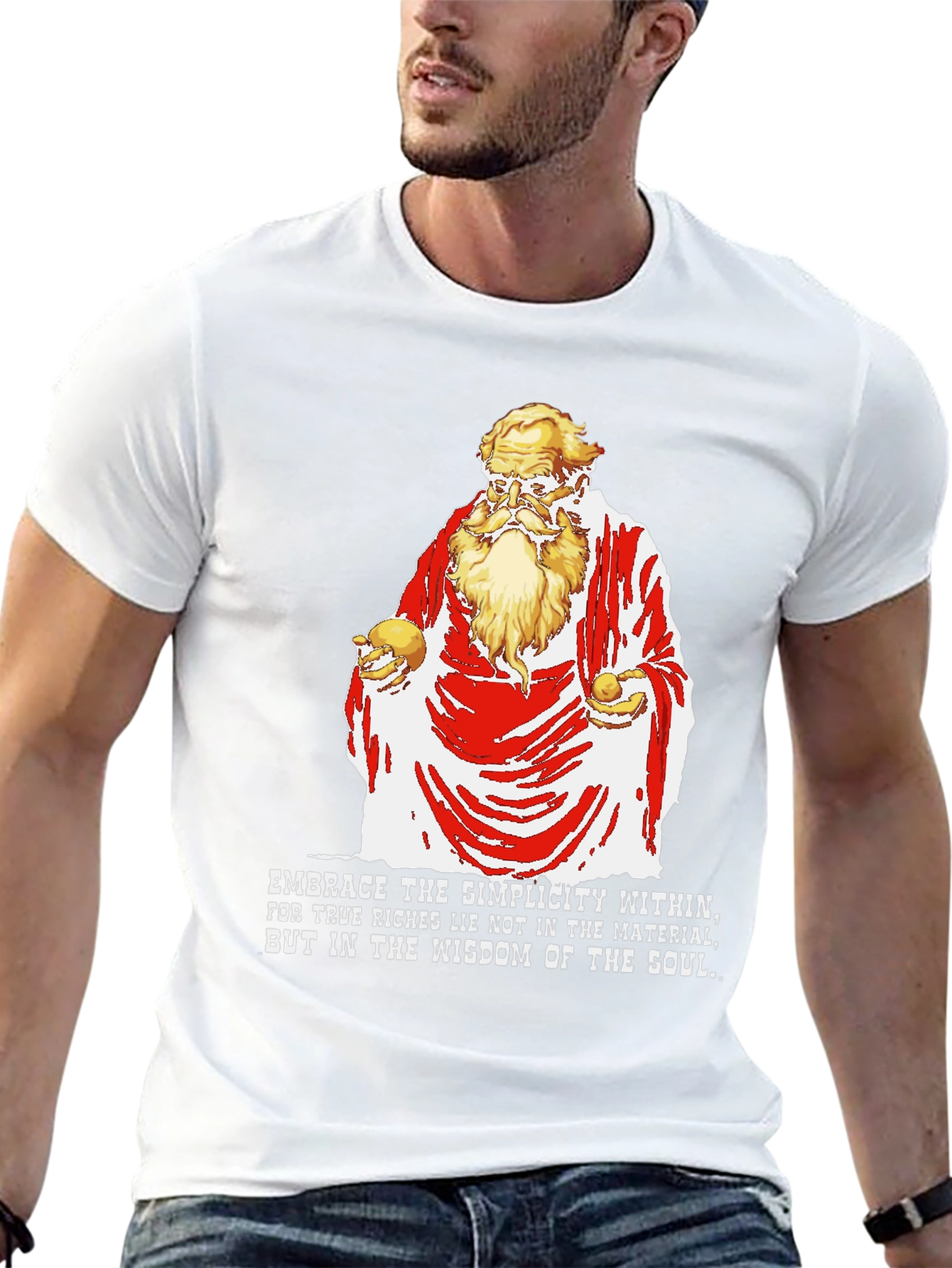 Philosophical Wisdom Graphic T-Shirt