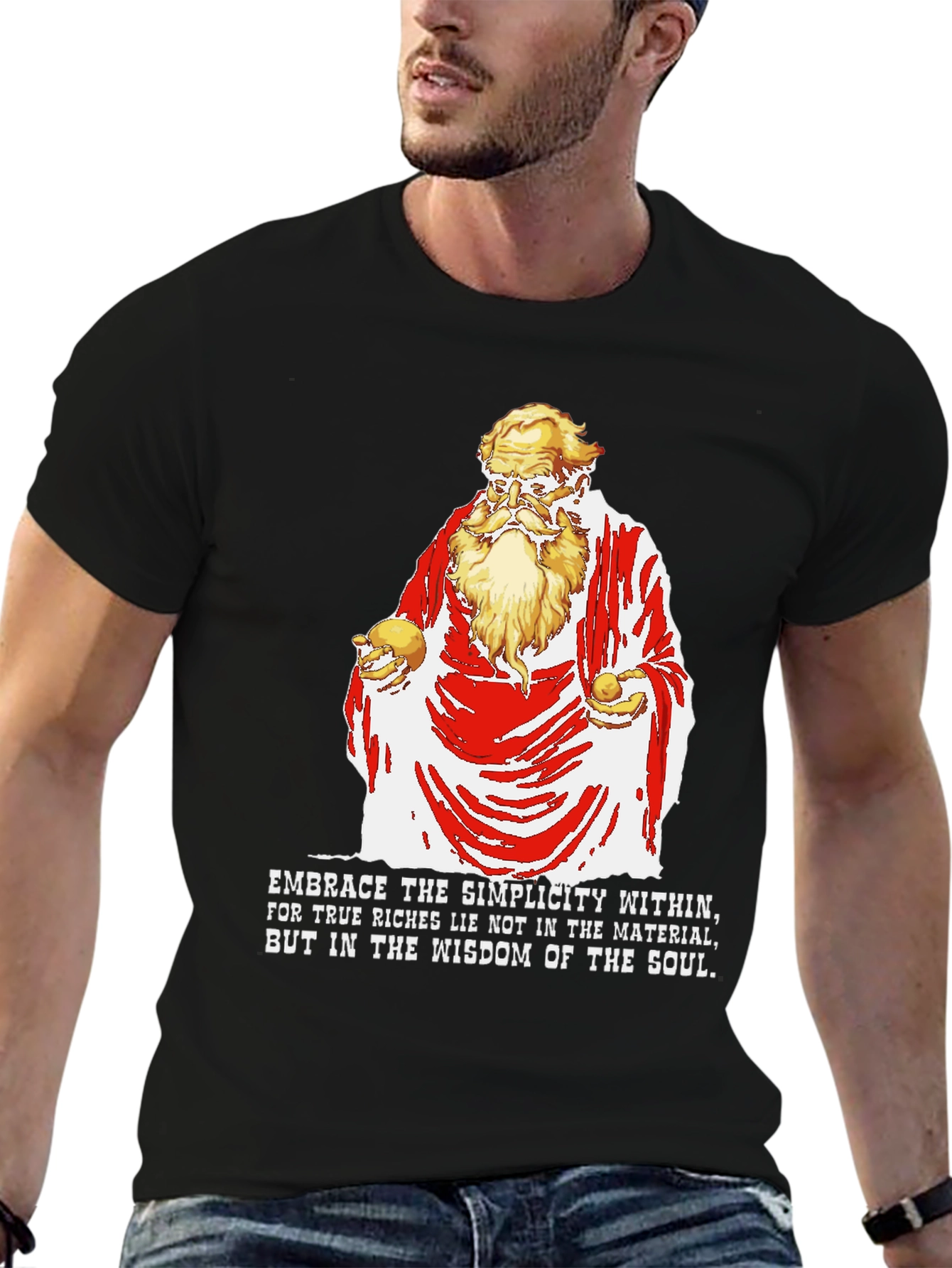 Philosophical Wisdom Graphic T-Shirt